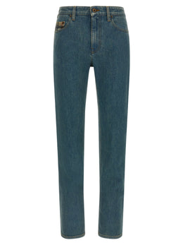 Burberry Blaue Jeans aus Baumwolle im geraden Schnitt