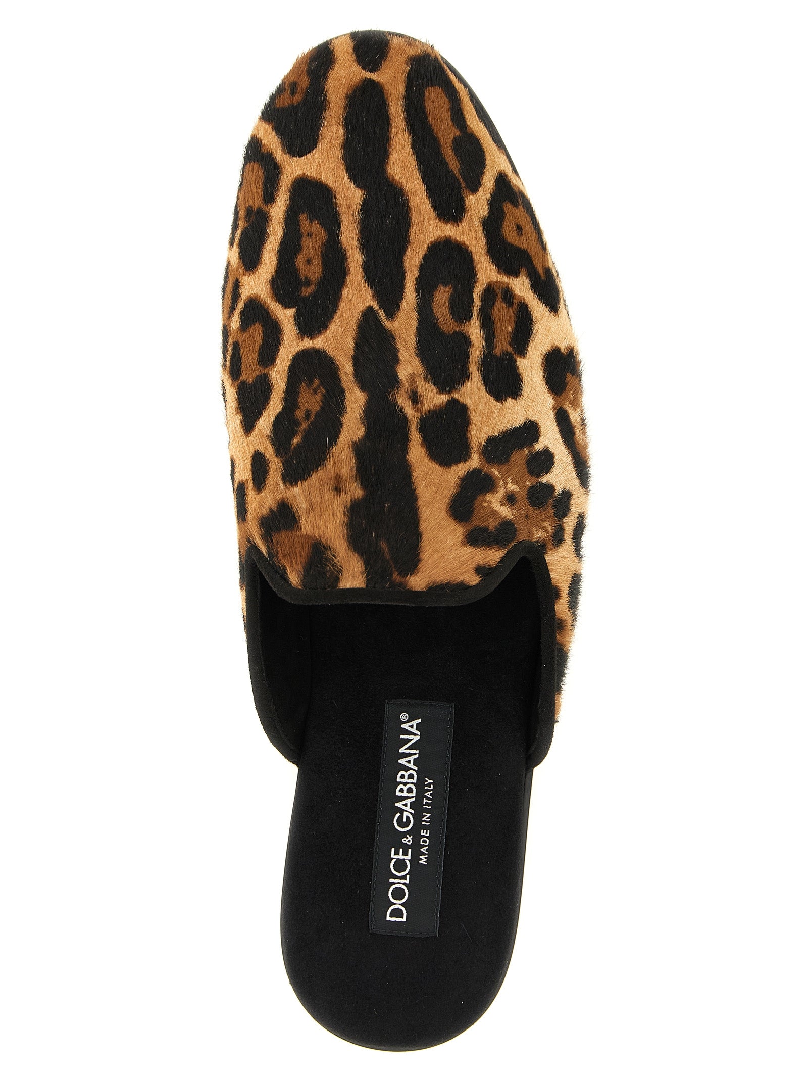 Dolce & Gabbana Braune Kalbsleder-Flats