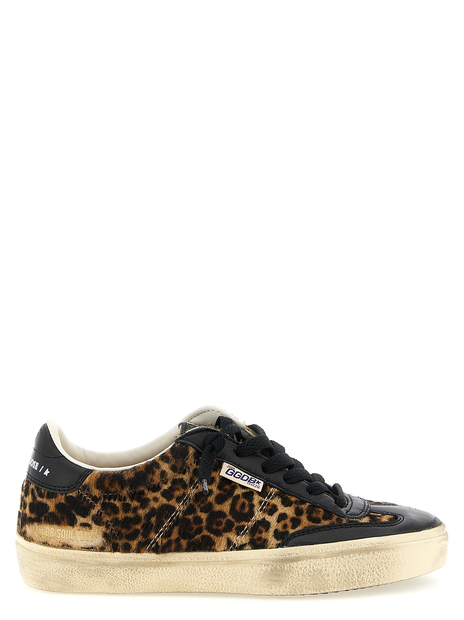 Golden Goose Mehrfarbige Low-Top-Sneaker aus Rindsleder