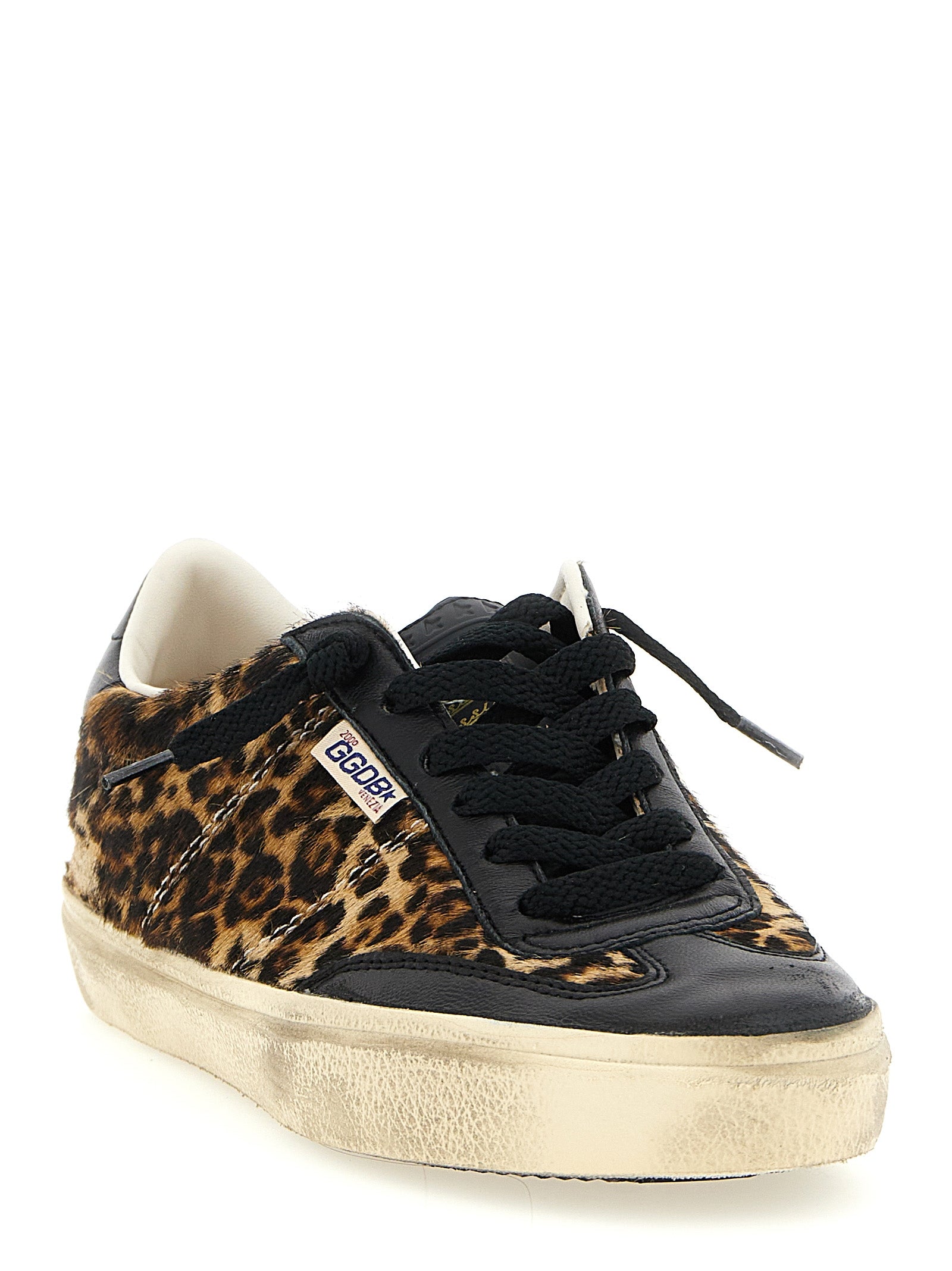 Golden Goose Mehrfarbige Low-Top-Sneaker aus Rindsleder
