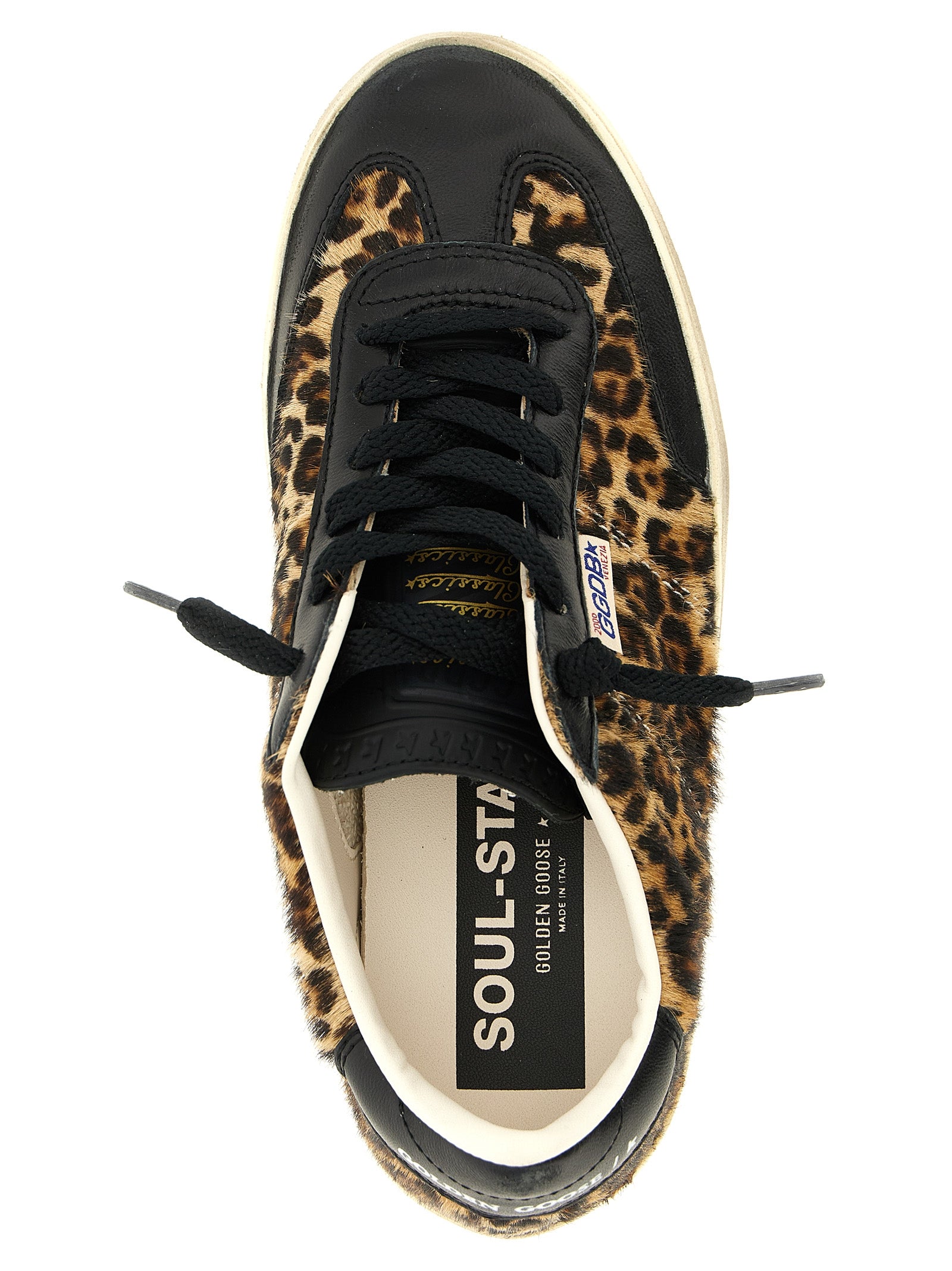Golden Goose Mehrfarbige Low-Top-Sneaker aus Rindsleder