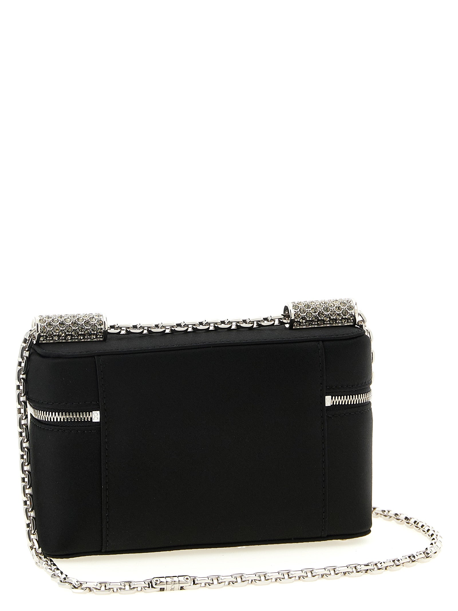 Dolce & Gabbana Schwarze Crossbody Bag aus Viskose