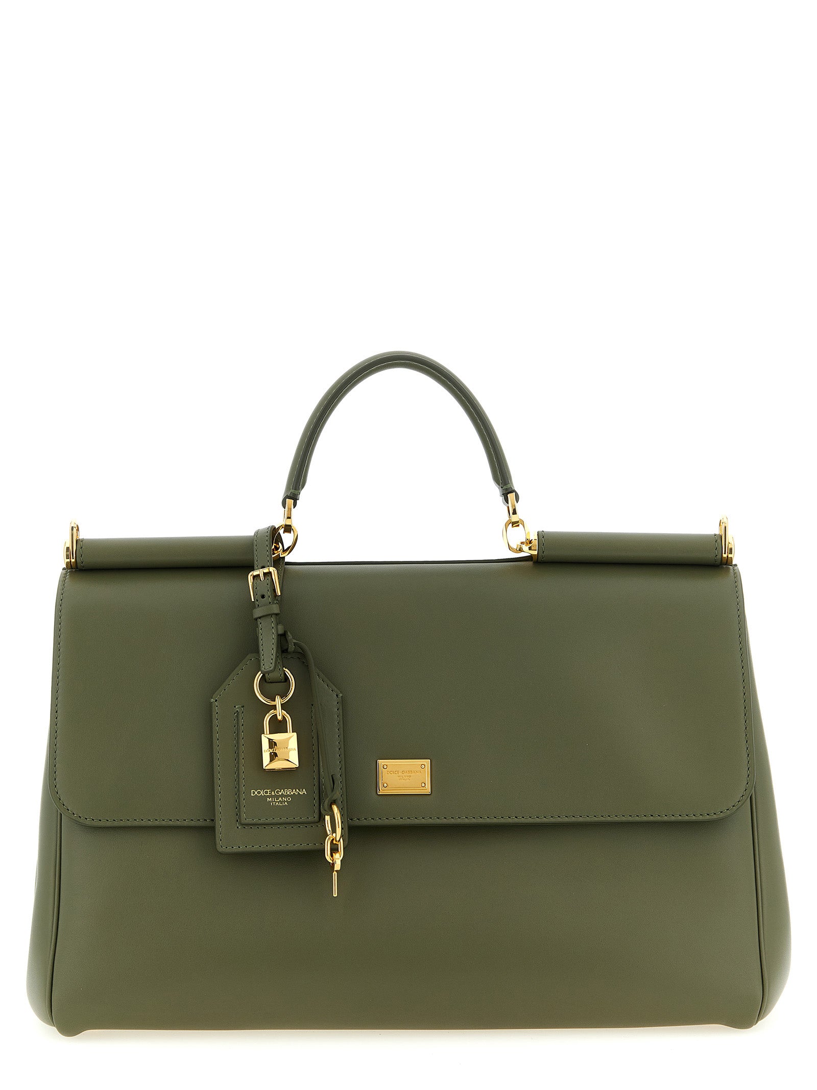 Dolce & Gabbana Zweifarbige Kalbsleder-Handtasche