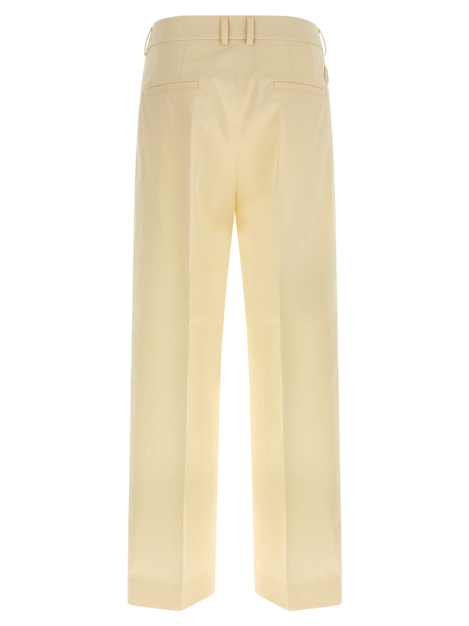 Moncler Beige Baumwoll-Anzughose