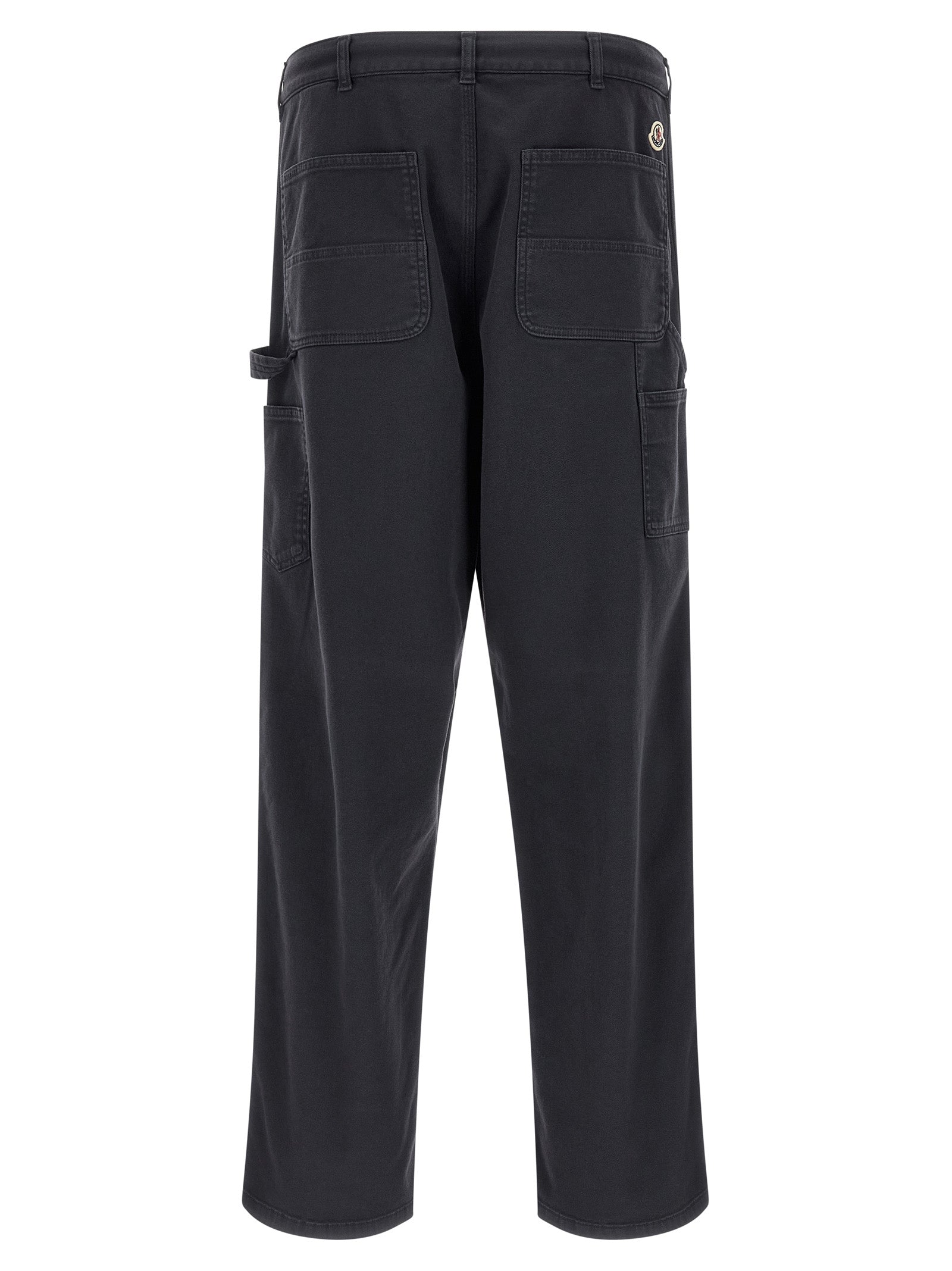 Moncler Zweifarbige Cargohose aus Baumwolle