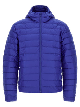 Canada Goose Blaue Polyamid-Jacke in voller Länge