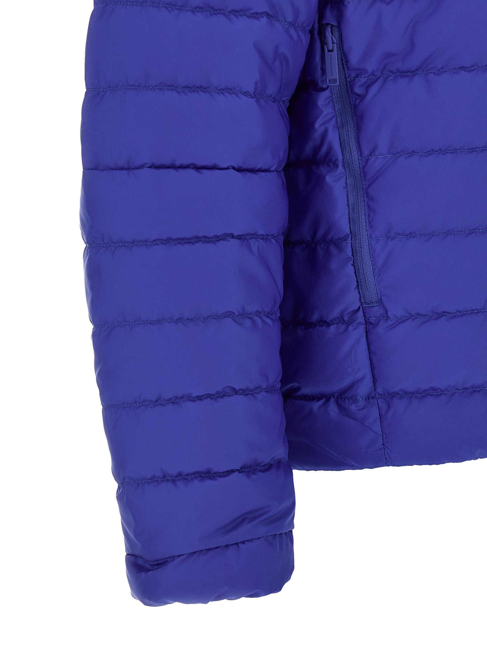 Canada Goose Blaue Polyamid-Jacke in voller Länge