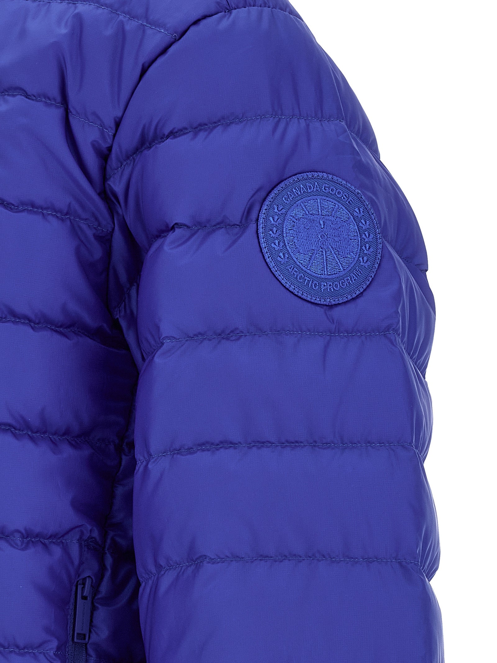 Canada Goose Blaue Polyamid-Jacke in voller Länge