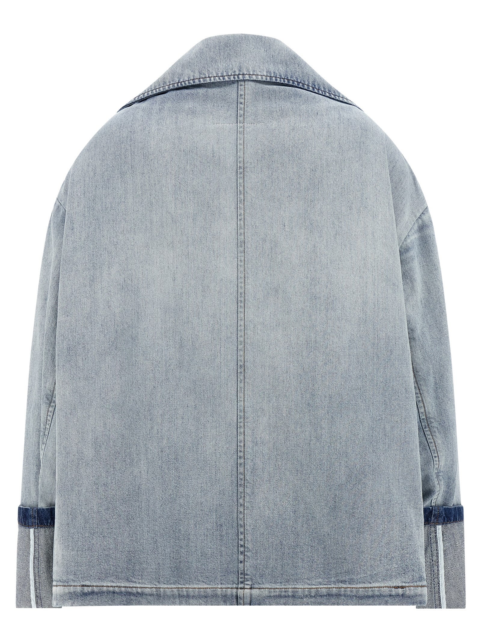 MM6 Maison Margiela Blaue Jeansjacke aus Baumwolle