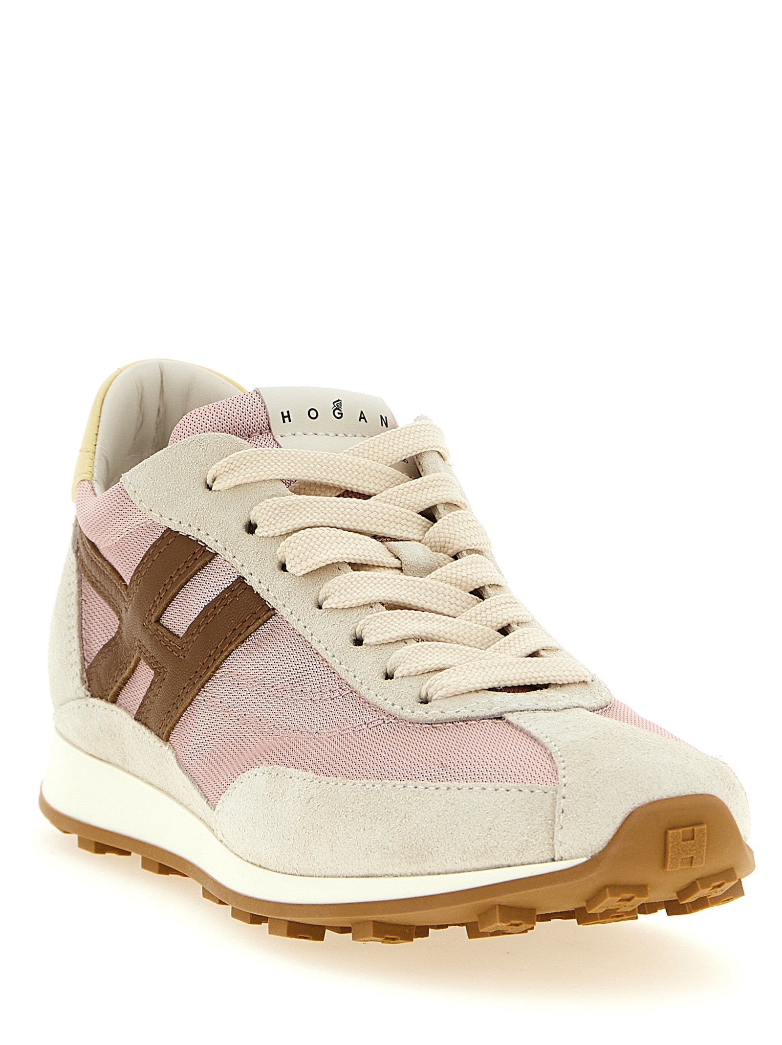 Hogan Mehrfarbige Baumwoll-Sneaker im Athletic-Stil