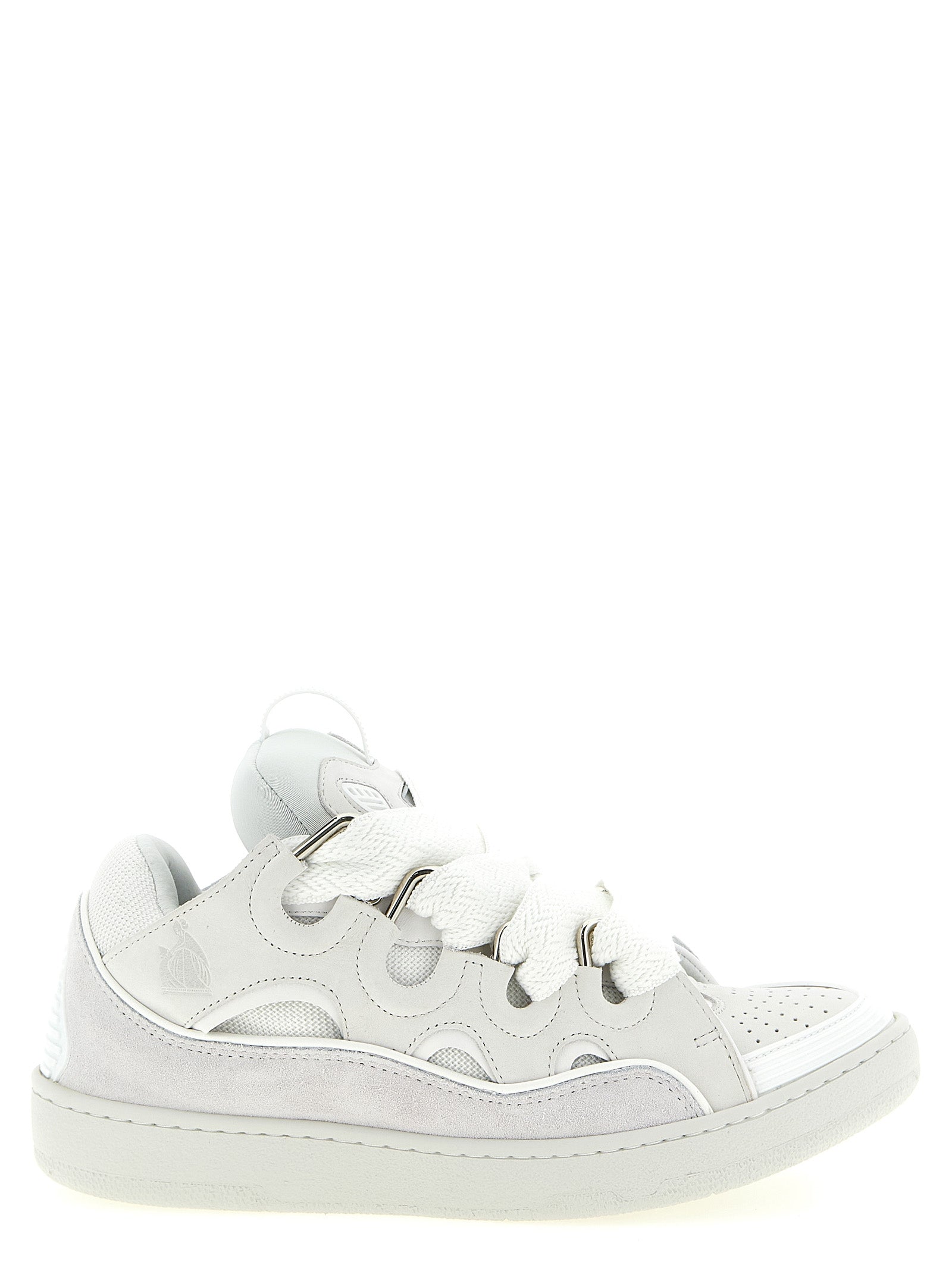 Lanvin Weiße Kalbsleder Chunky Sneaker