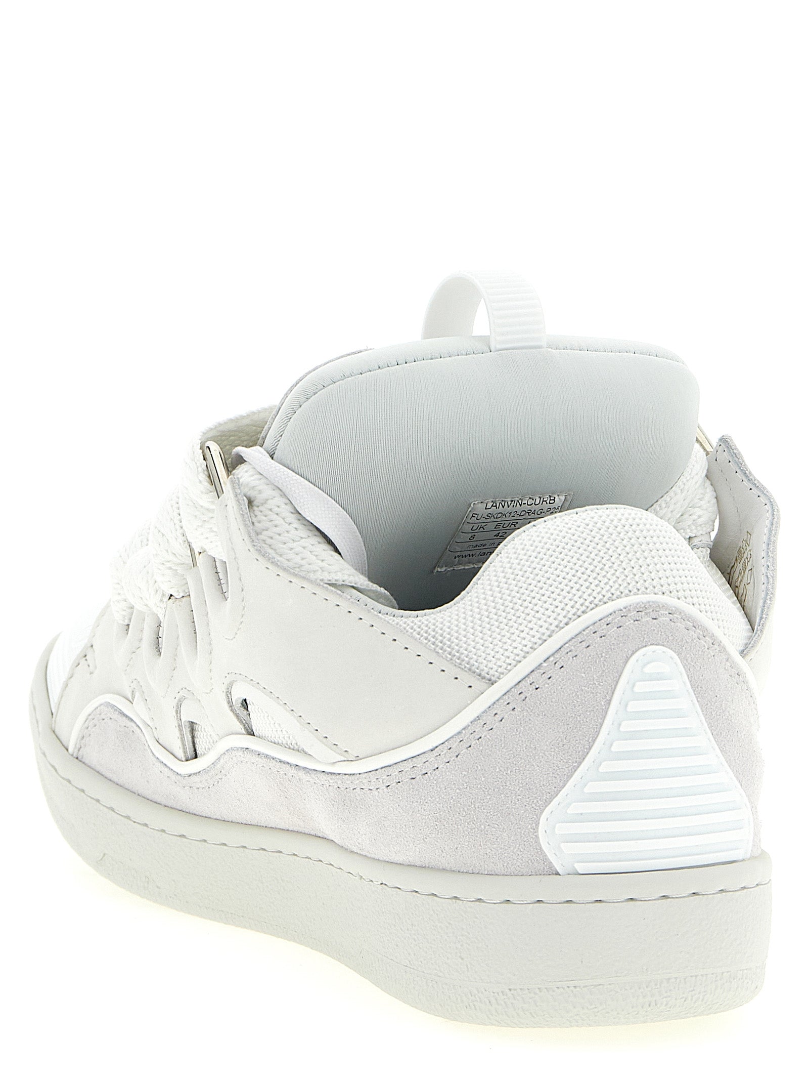 Lanvin Weiße Kalbsleder Chunky Sneaker