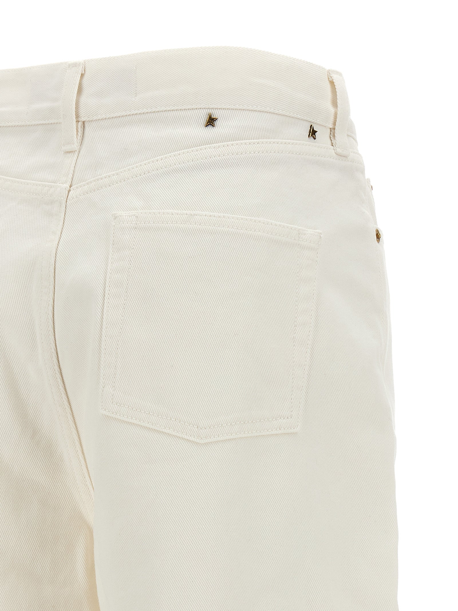 Golden Goose Weiße Boyfriend Jeans aus Baumwolle