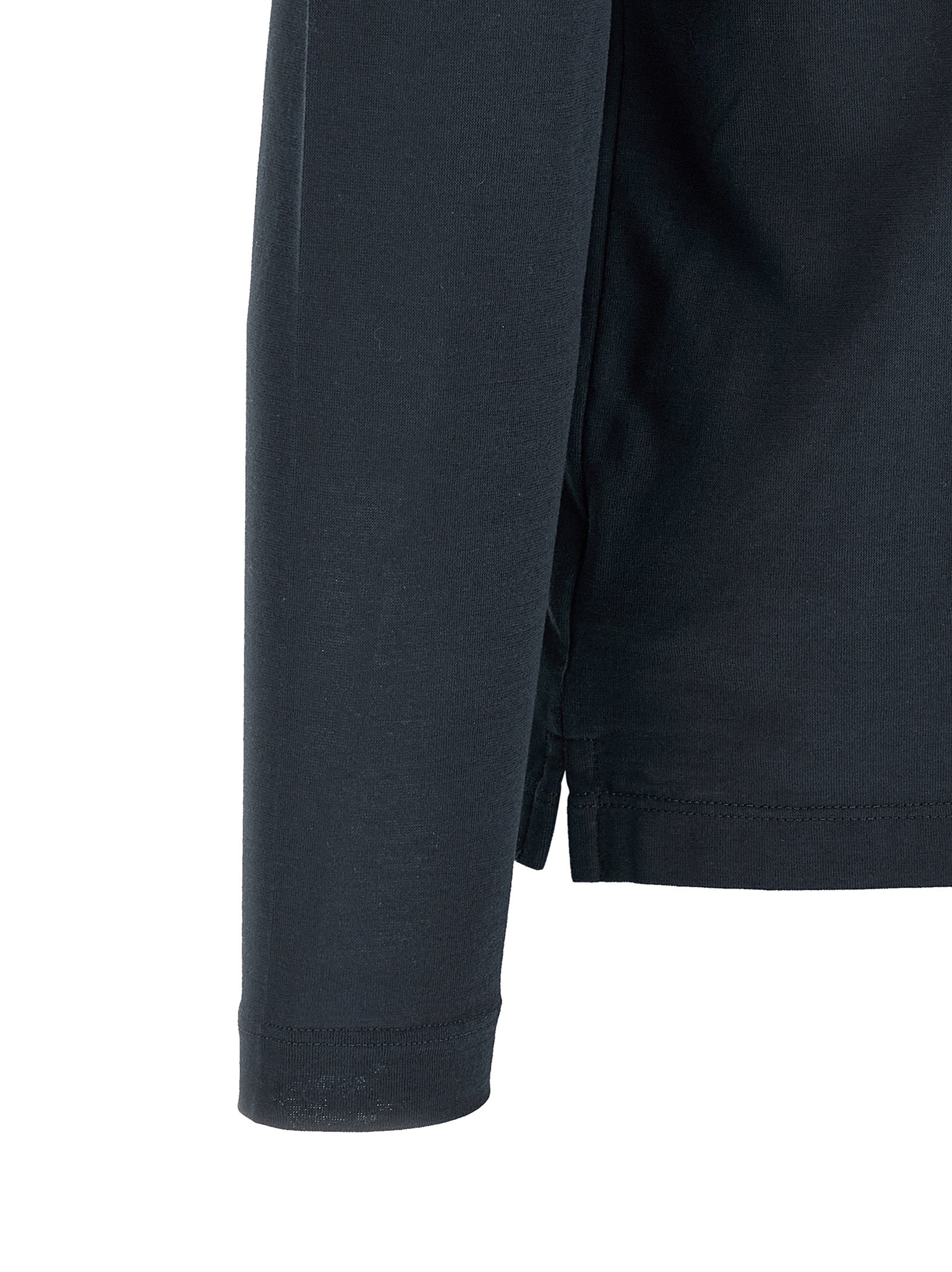 ZANONE Blaues Baumwoll-T-Shirt