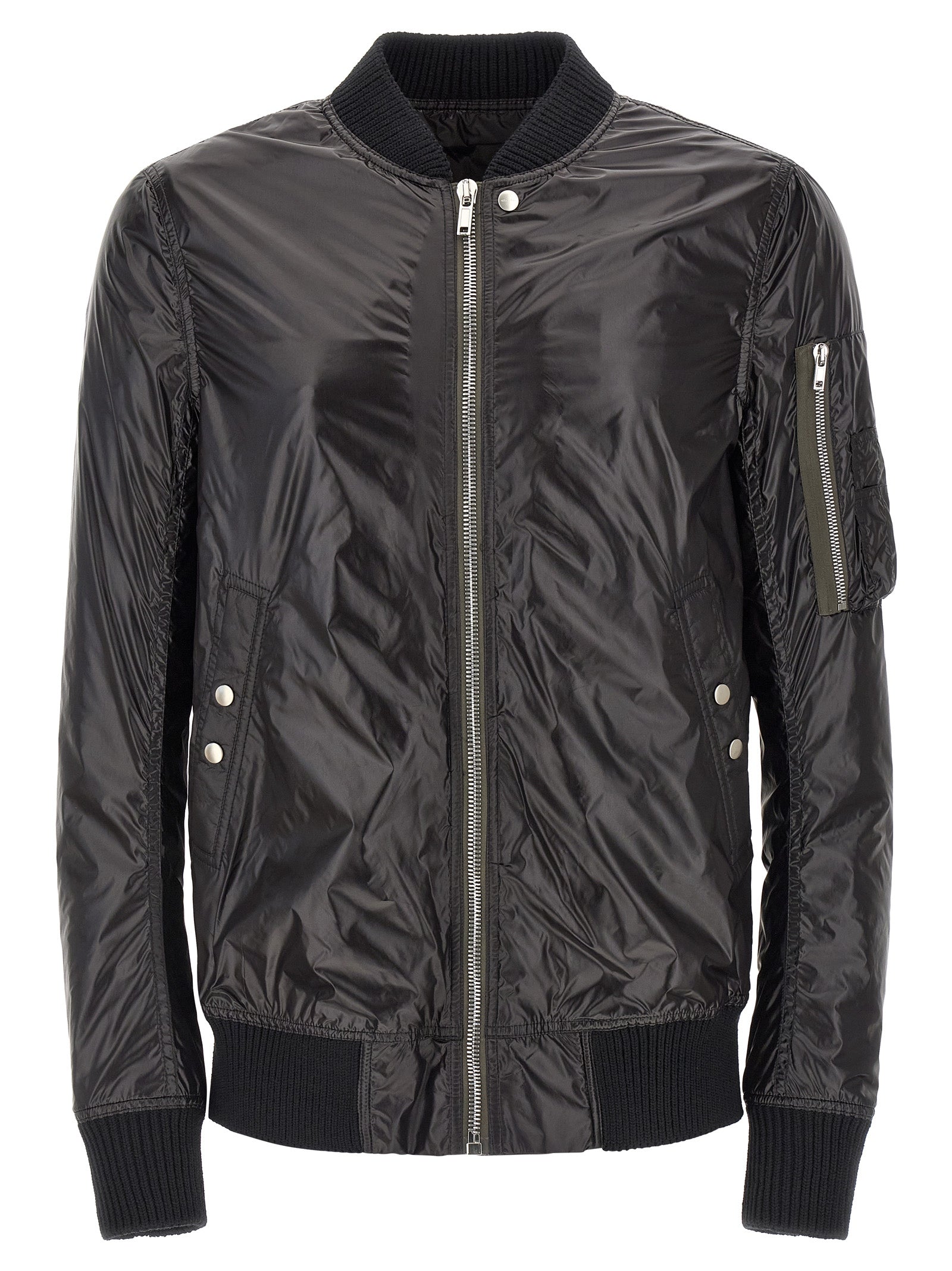 Rick Owens Schwarzer Nylon-Bomber