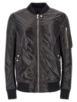 Rick Owens Schwarzer Nylon-Bomber