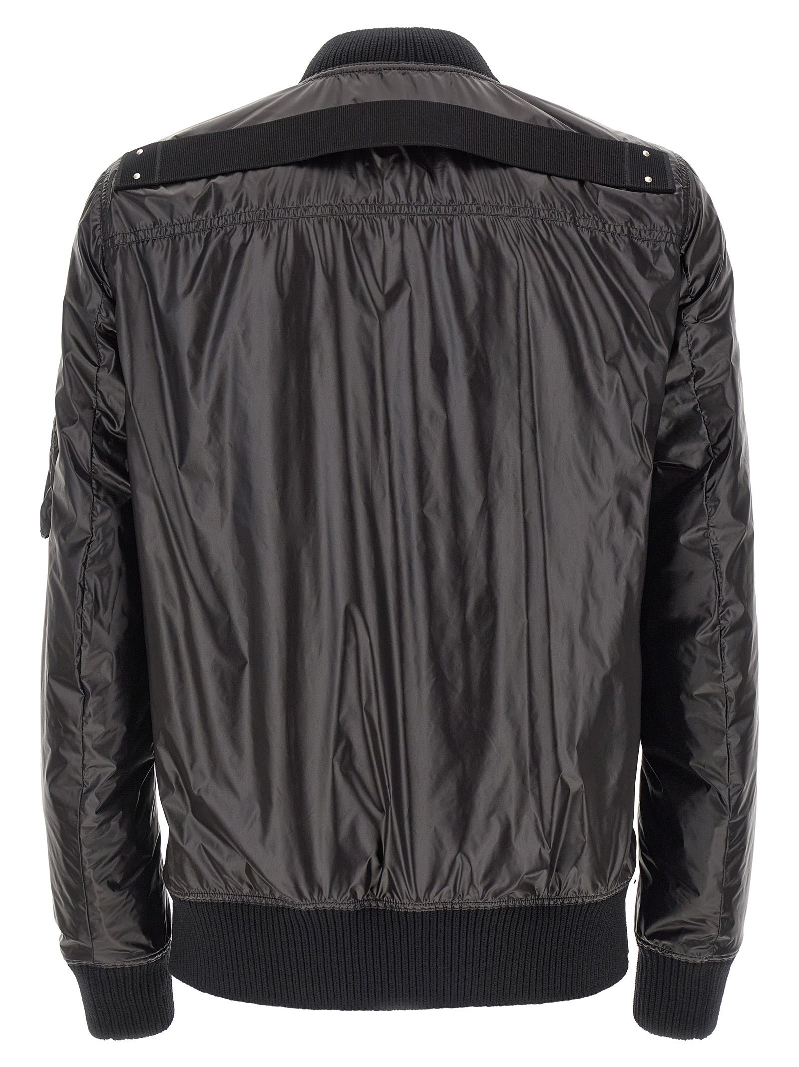 Rick Owens Schwarzer Nylon-Bomber