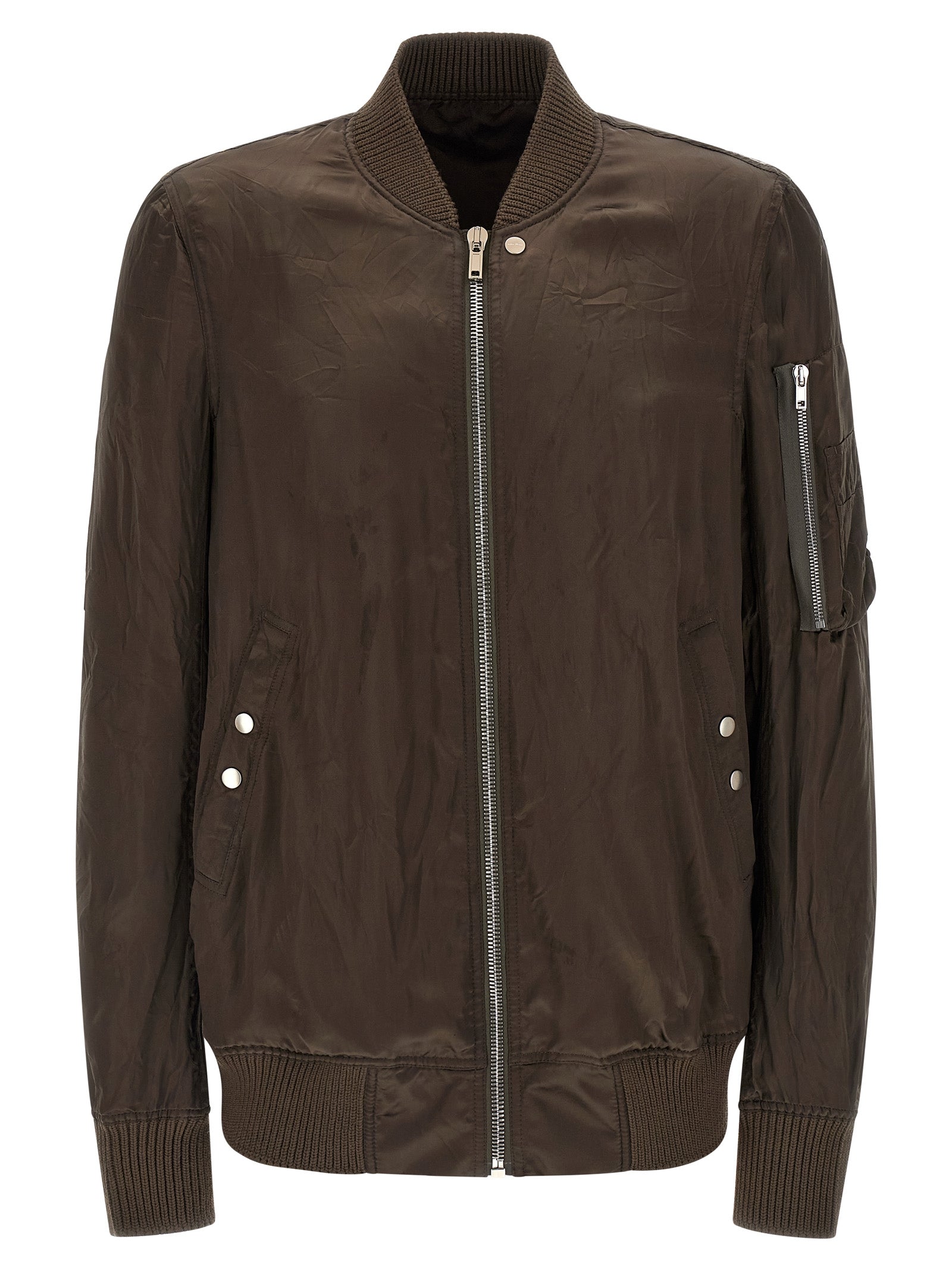 Rick Owens Brauner Kupfer Bomber