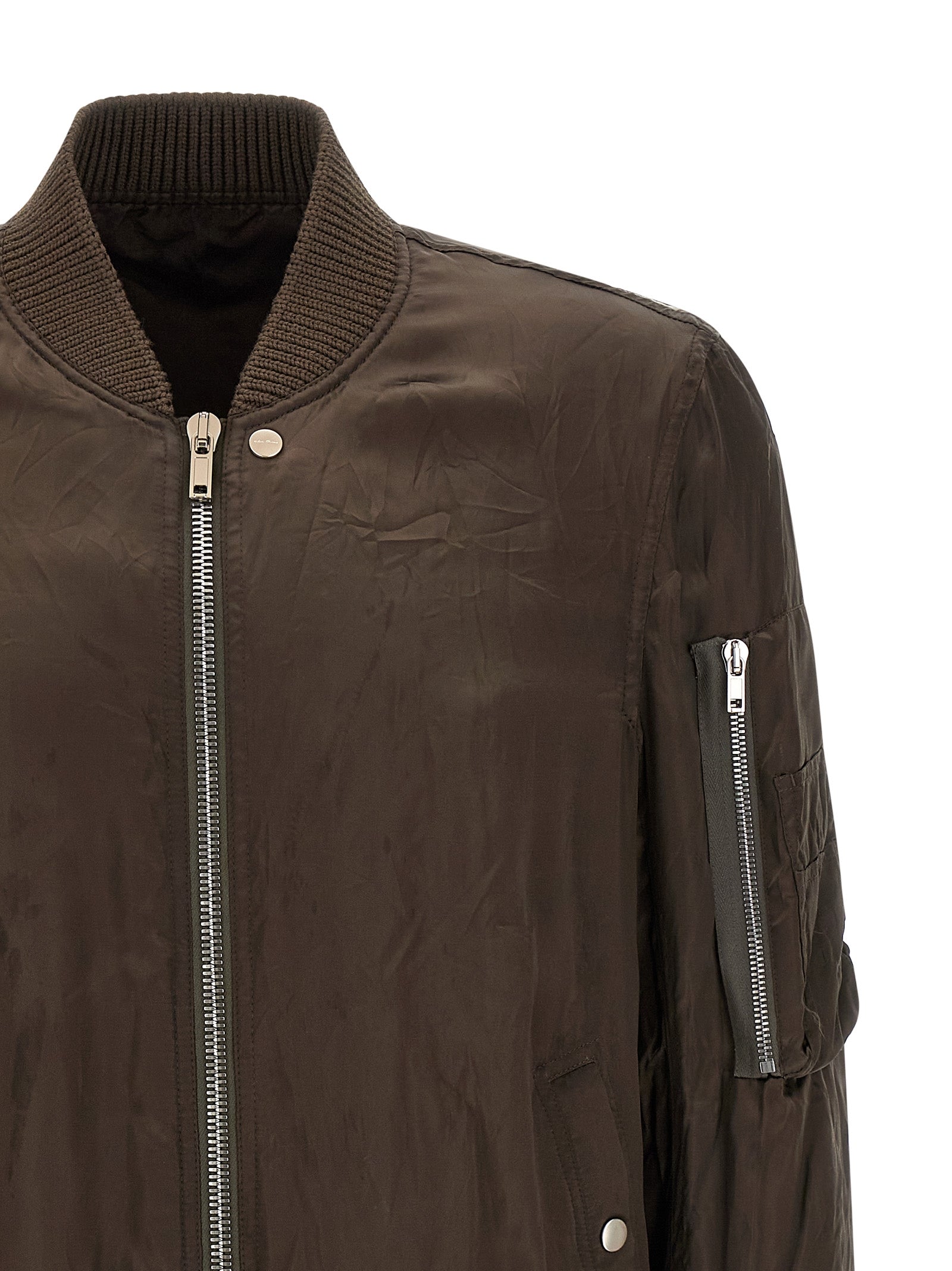 Rick Owens Brauner Kupfer Bomber
