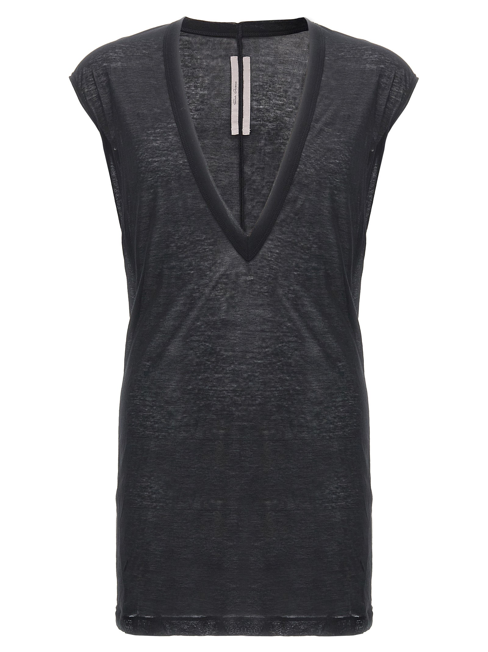 Rick Owens Schwarzes Baumwoll-T-Shirt