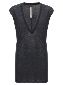 Rick Owens Schwarzes Baumwoll-T-Shirt