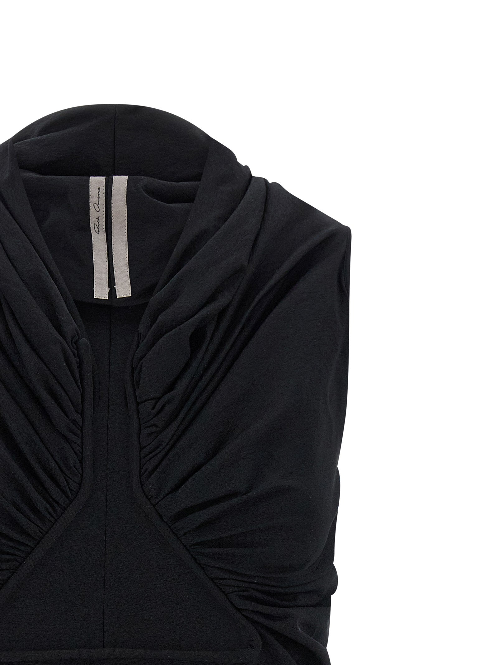 Rick Owens Schwarze Baumwoll-Tanktops