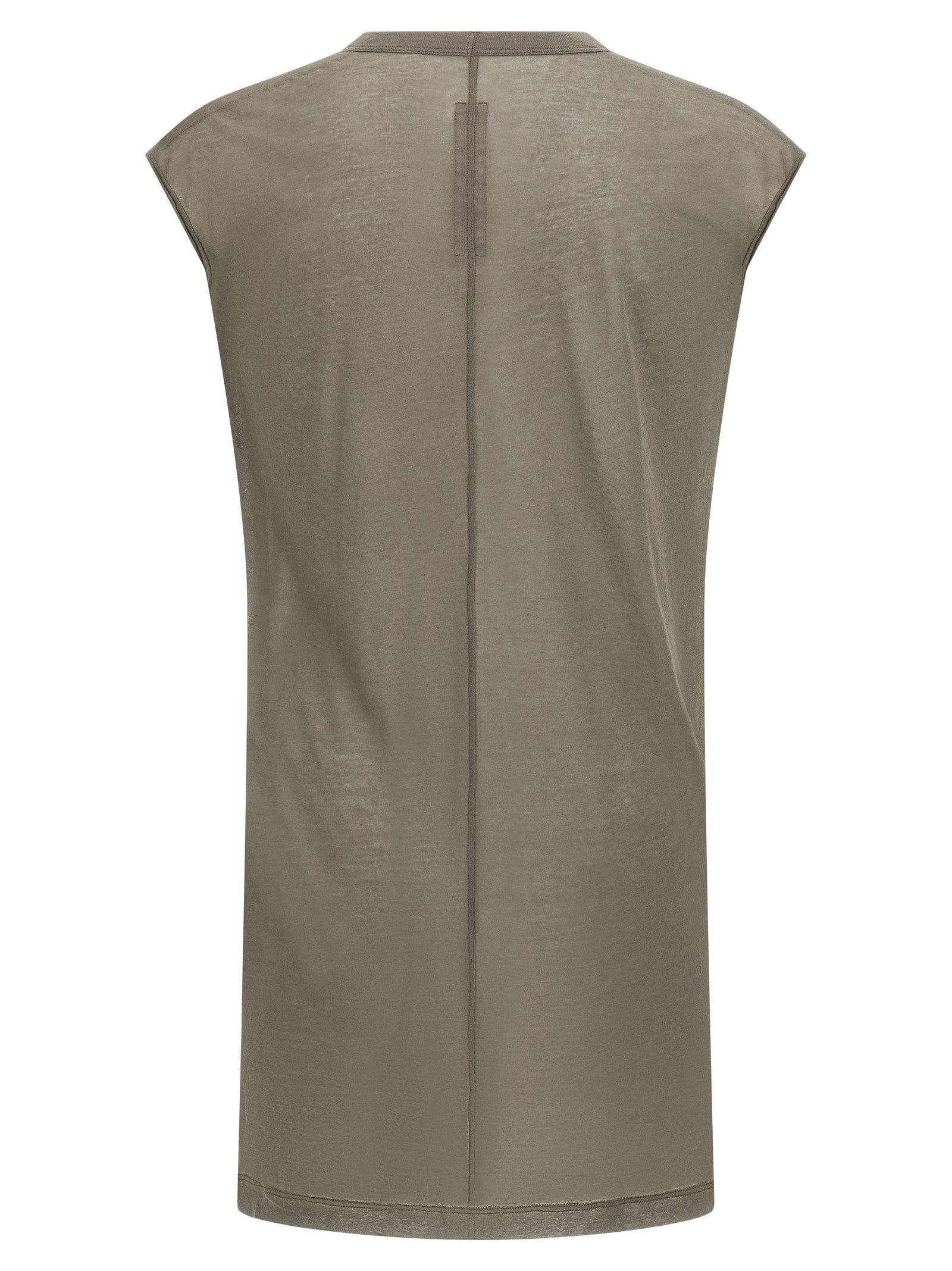 Rick Owens Graues Baumwoll-T-Shirt