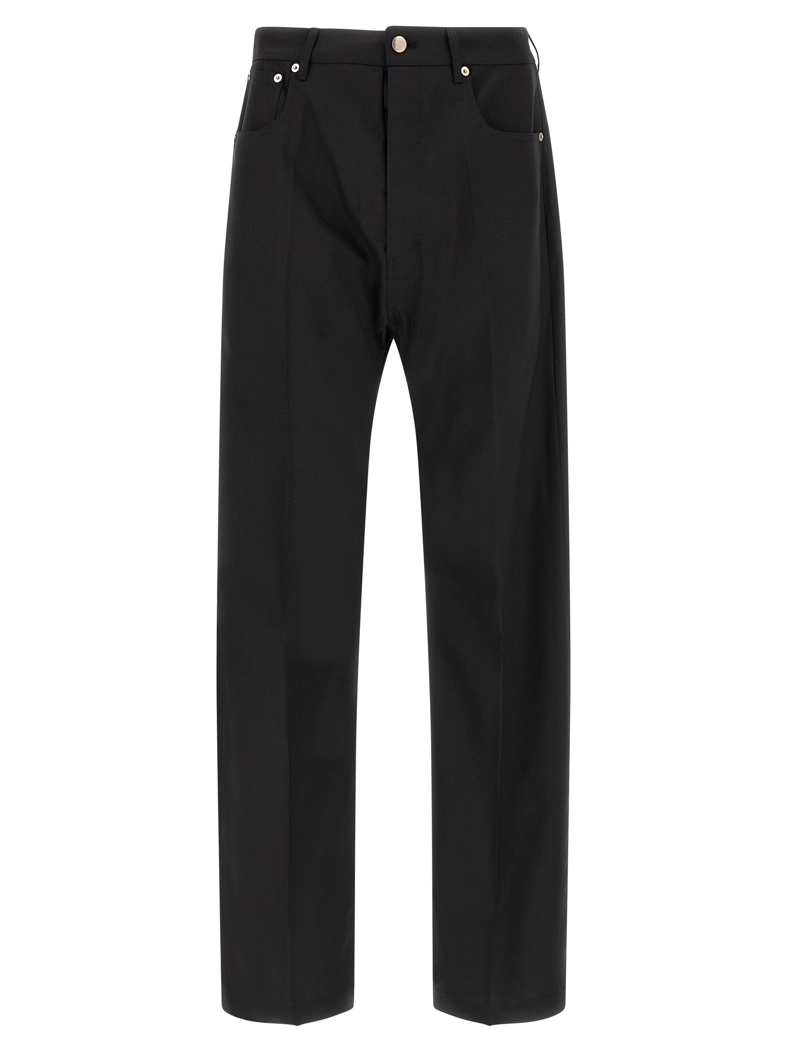 Rick Owens Schwarze Jeans aus Wolle