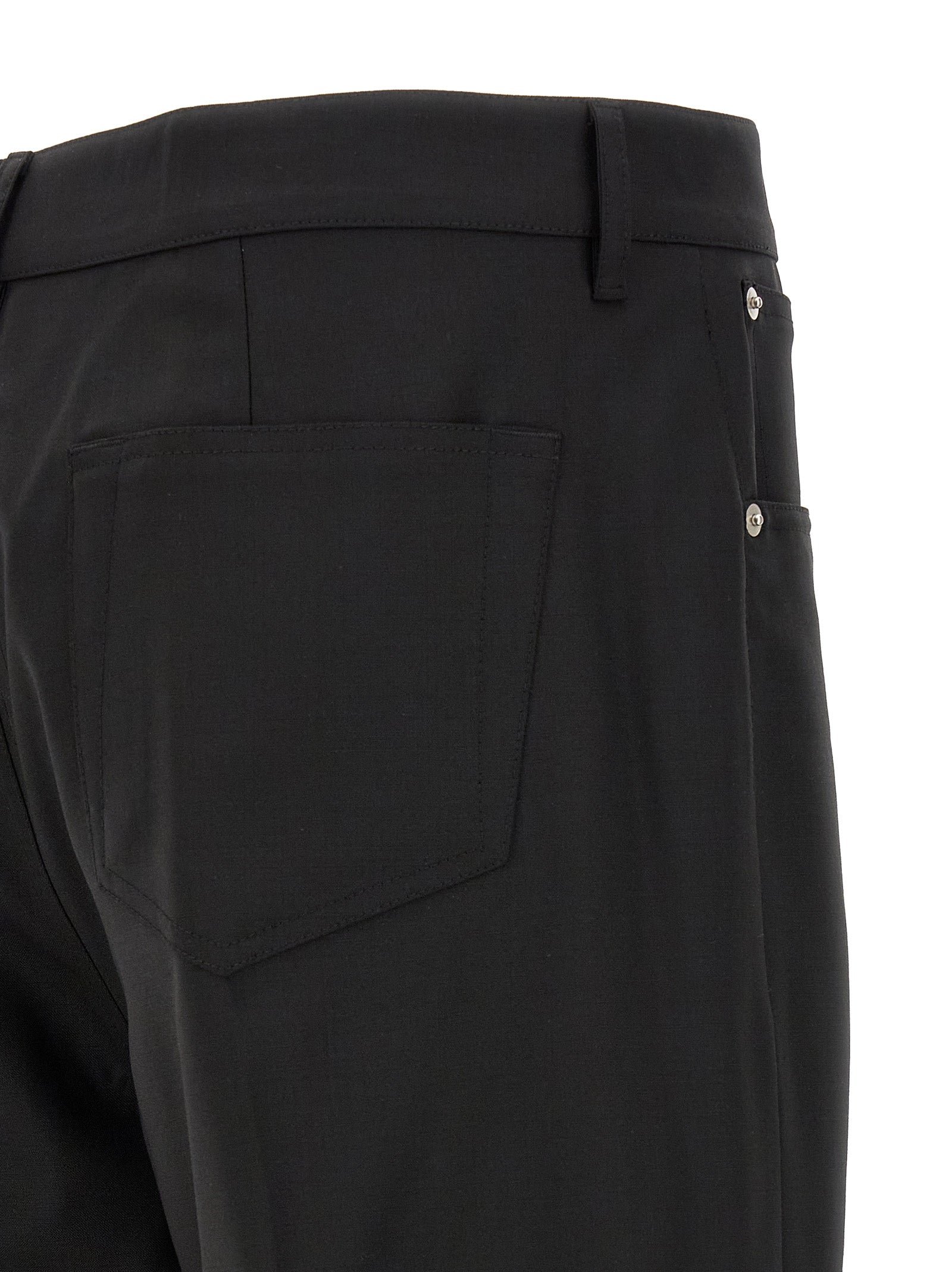Rick Owens Schwarze Jeans aus Wolle
