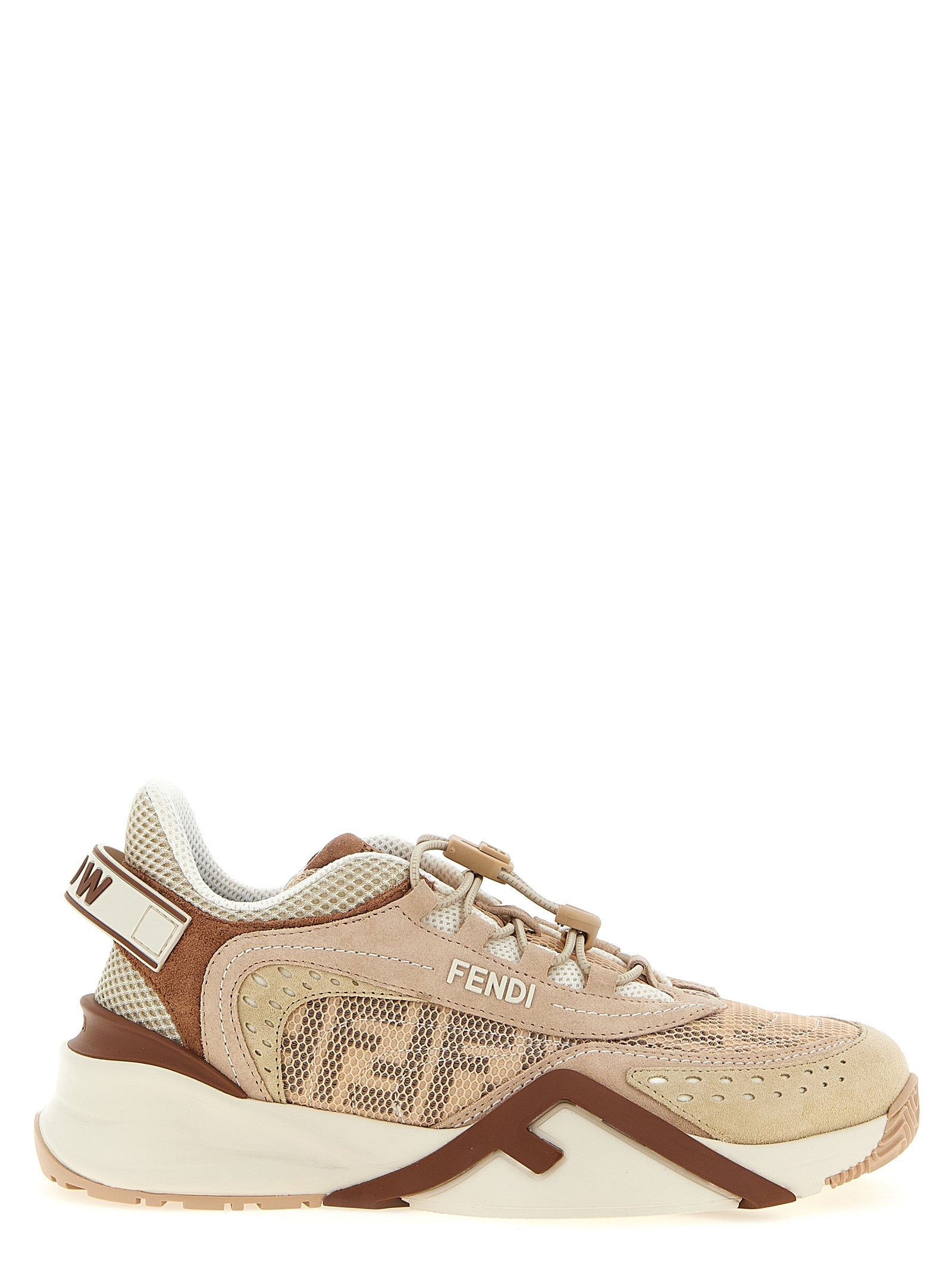 Fendi Mehrfarbige Sneaker aus Polyamid im Athletic-Stil