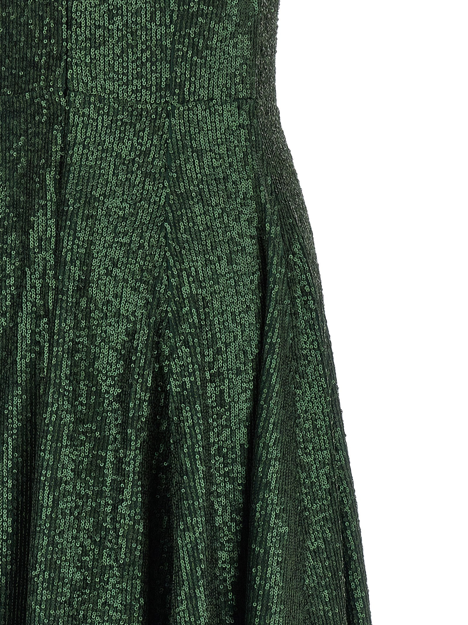 Norma Kamali Zweifarbige Polyester-Maxikleid