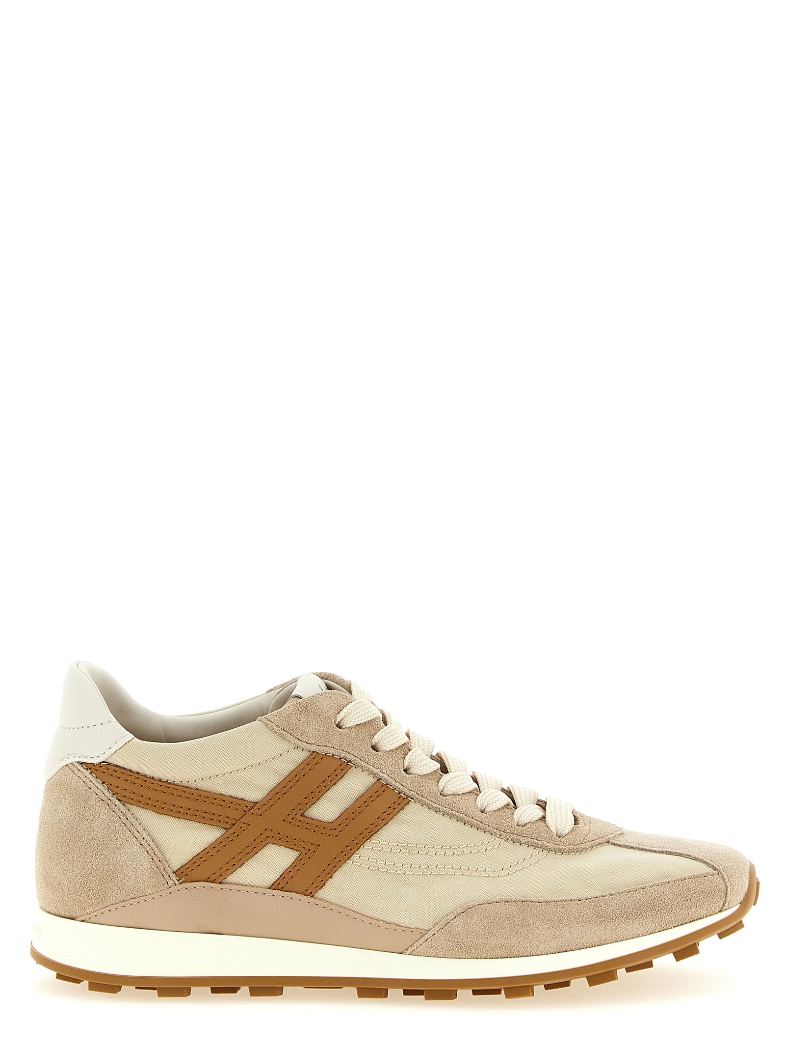 Hogan Beige Polyamid-Sneakers für sportliche Aktivitäten