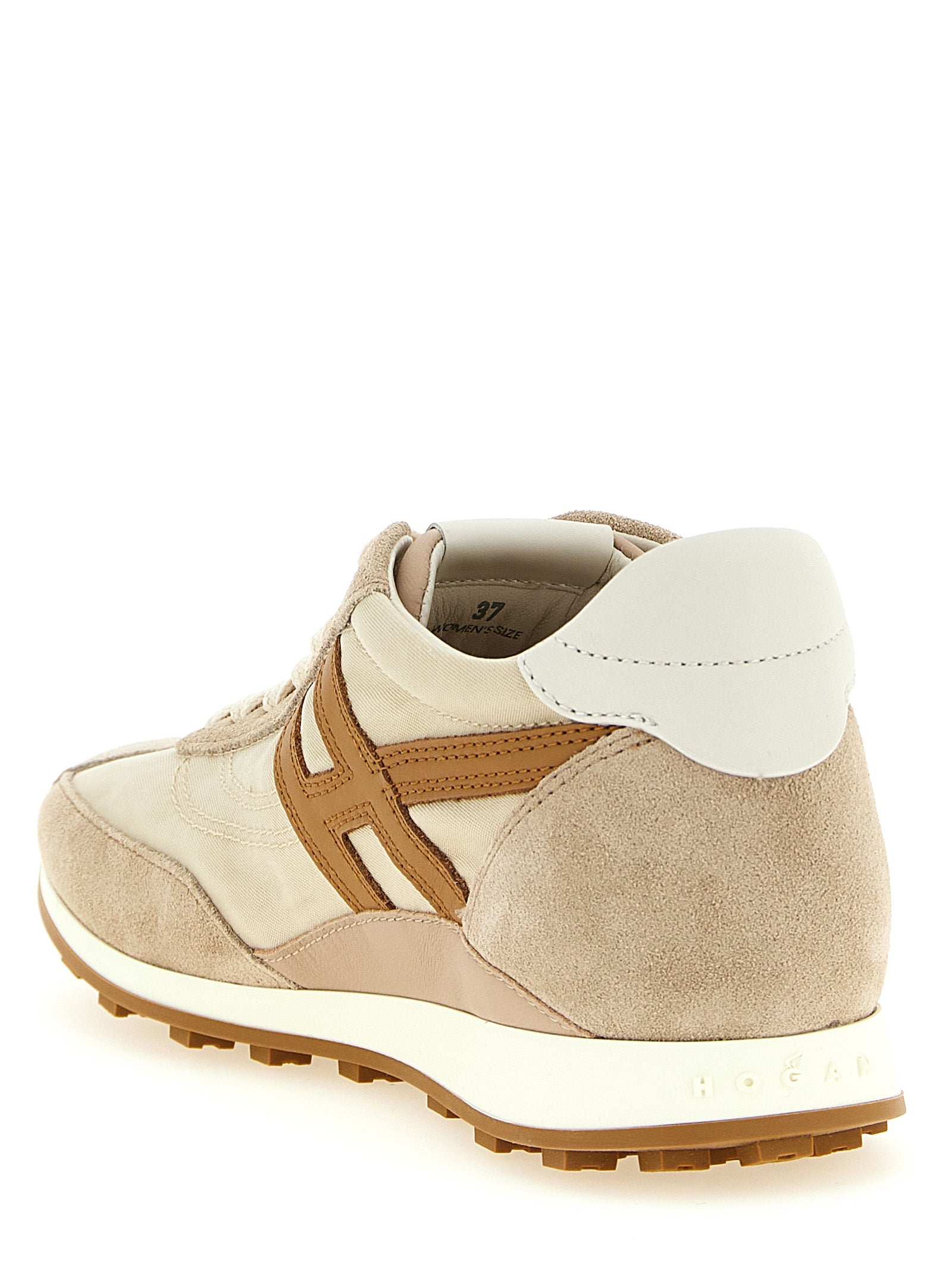 Hogan Beige Polyamid-Sneakers für sportliche Aktivitäten