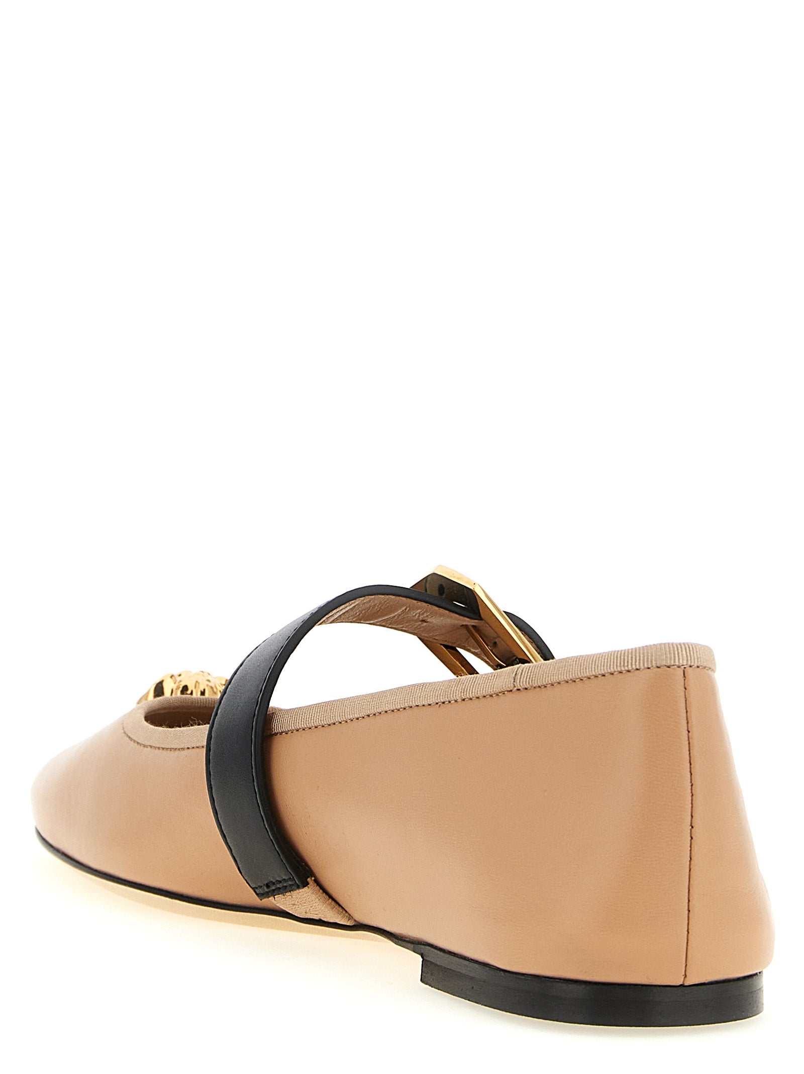Versace Mehrfarbige Ballerinas aus Lammleder