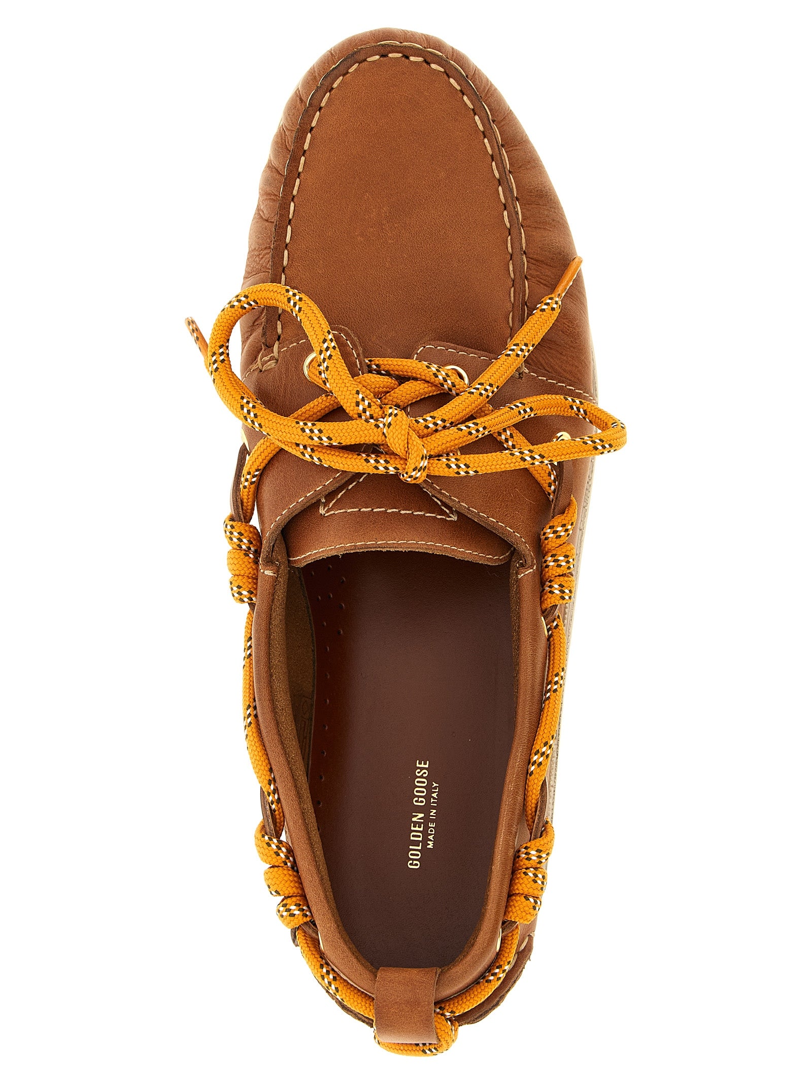 Golden Goose Braune Loafer aus Rindsleder zum Hineinschlüpfen