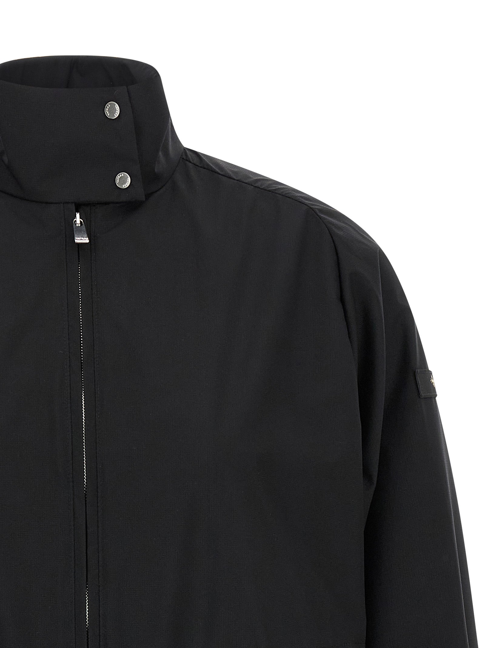 Tatras Schwarze Nylon-Shell-Jacke