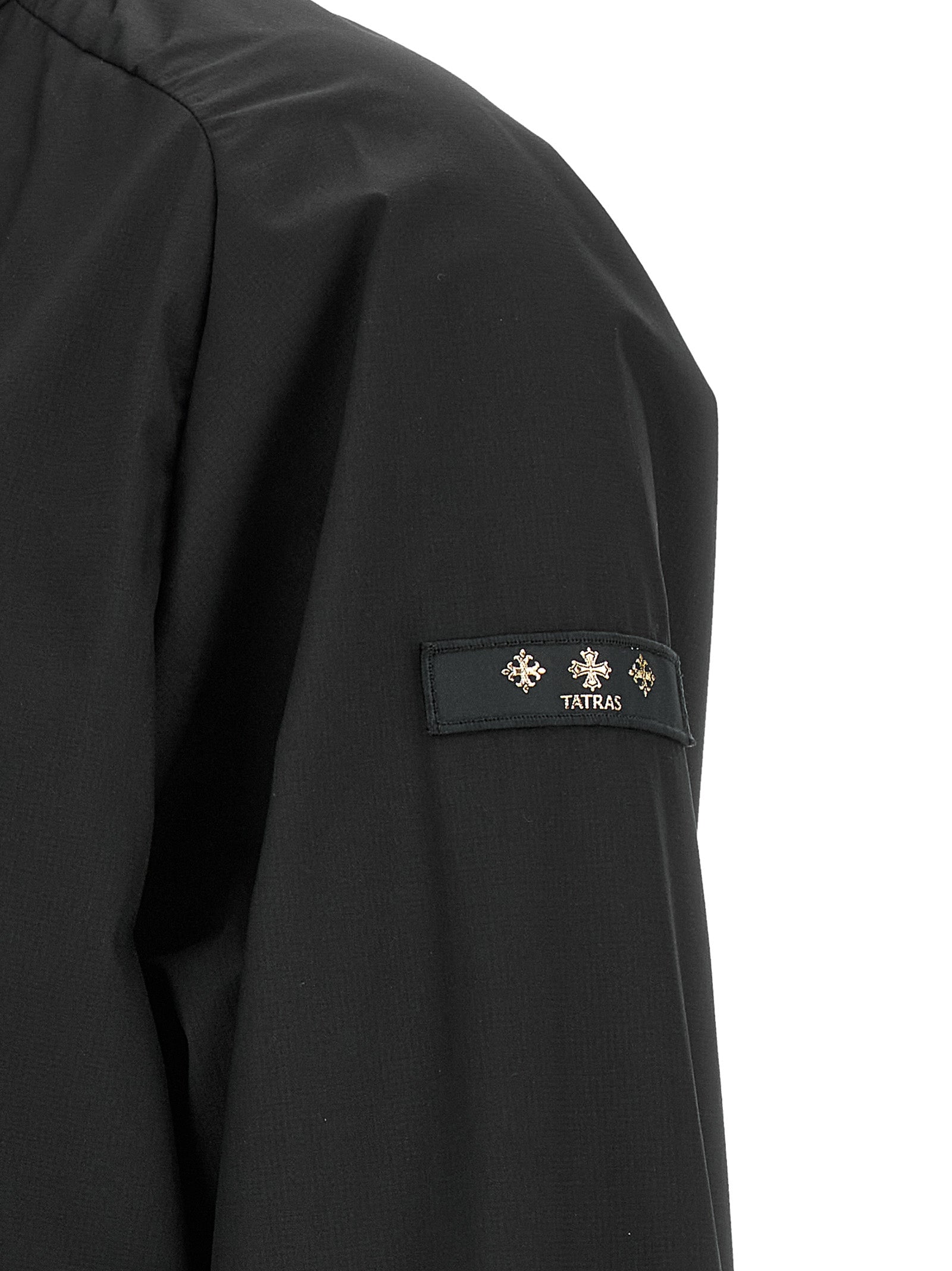 Tatras Schwarze Nylon-Shell-Jacke