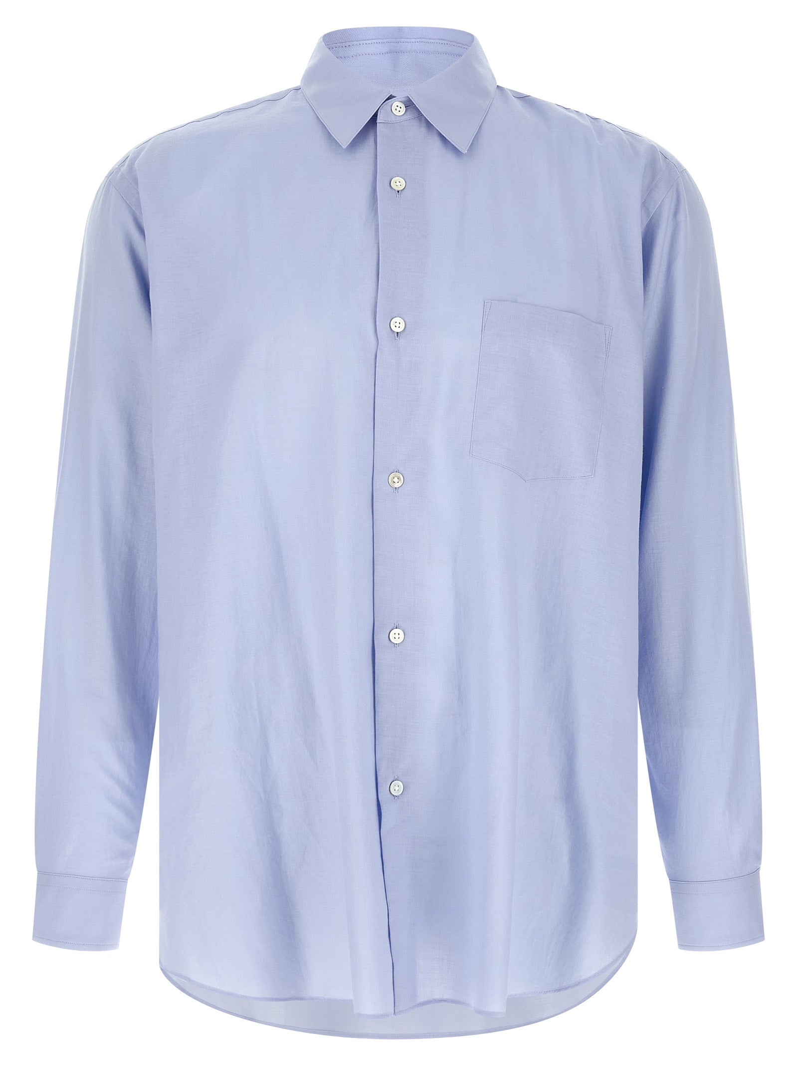 SSSTEIN Blaue Baumwollbluse