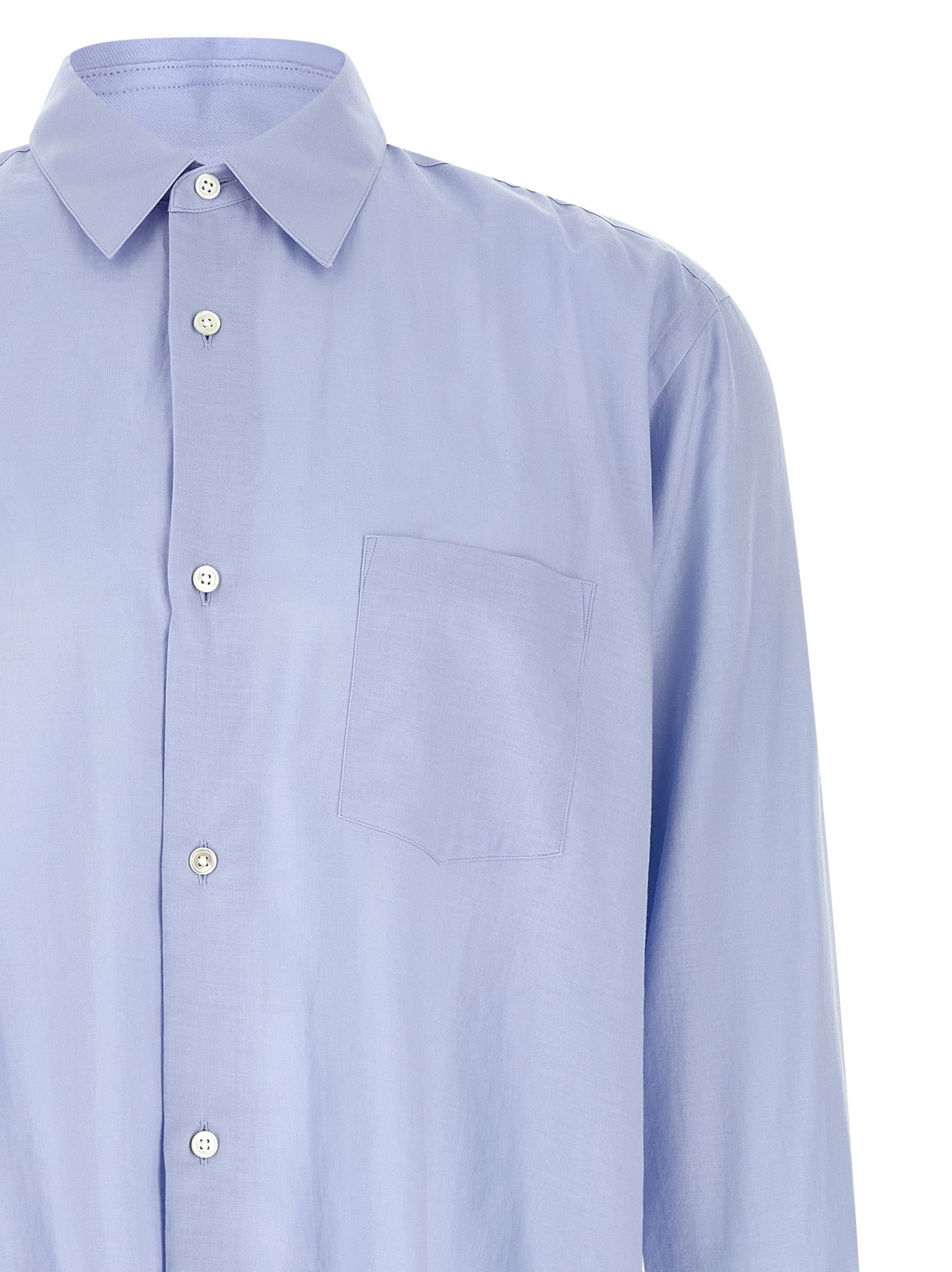 SSSTEIN Blaue Baumwollbluse