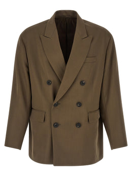 SSSTEIN Zweifarbiger Wollblazer