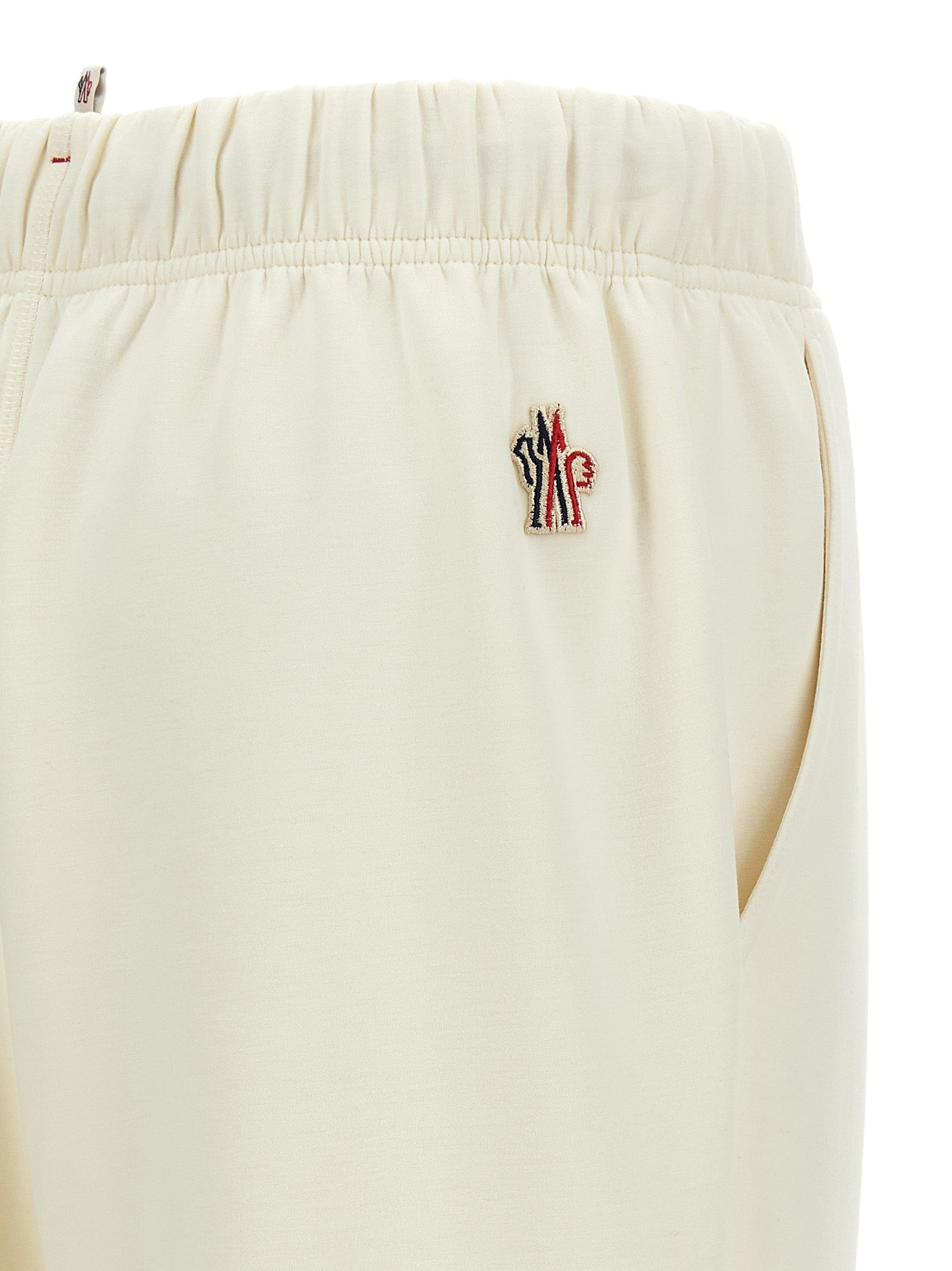Moncler Grenoble Weiße Polyester-Jogginghose (Trainingshose)