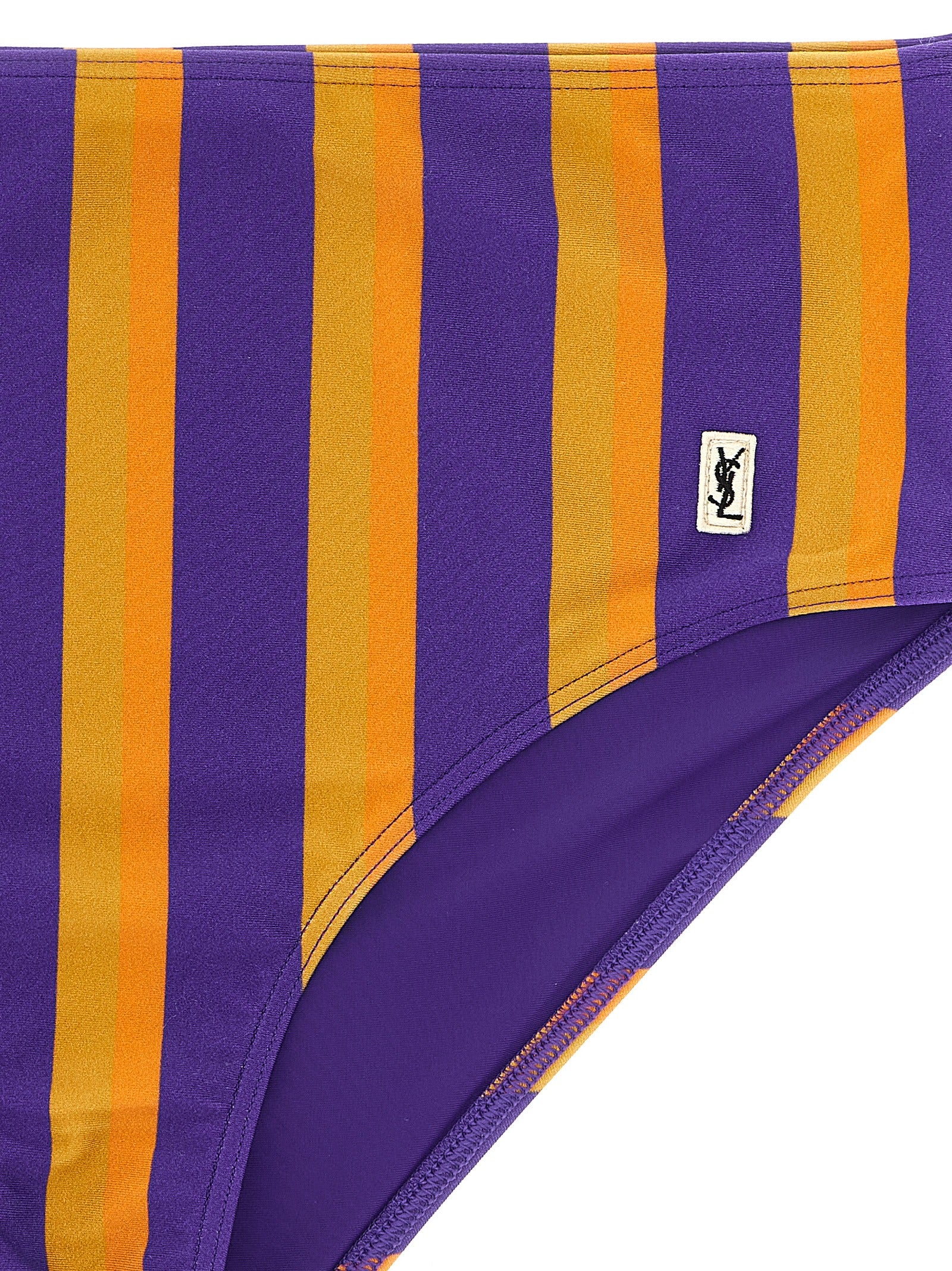 Saint Laurent Mehrfarbige Badehose aus Polyamid