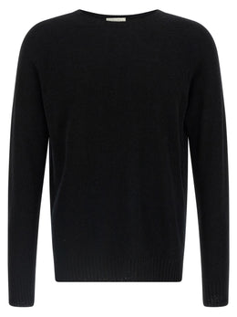 MA'RY'YA Schwarzer Baumwollcardigan