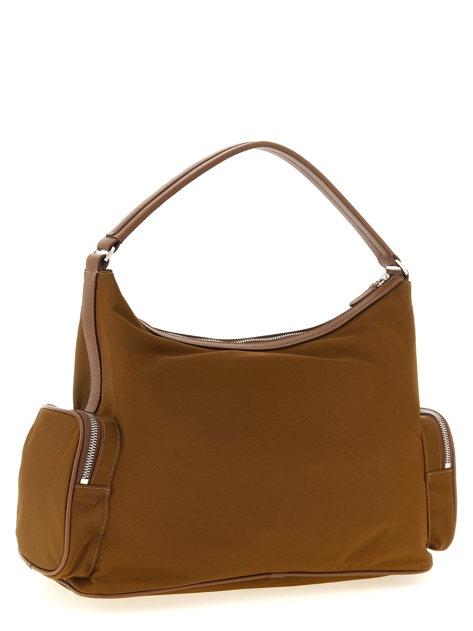 Stella McCartney Schultertasche aus braunem Polyamid