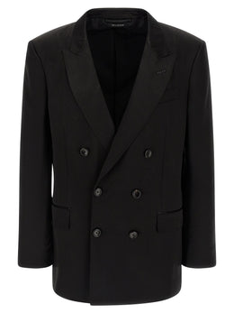 Tom Ford Schwarzer Blazer aus Viskose