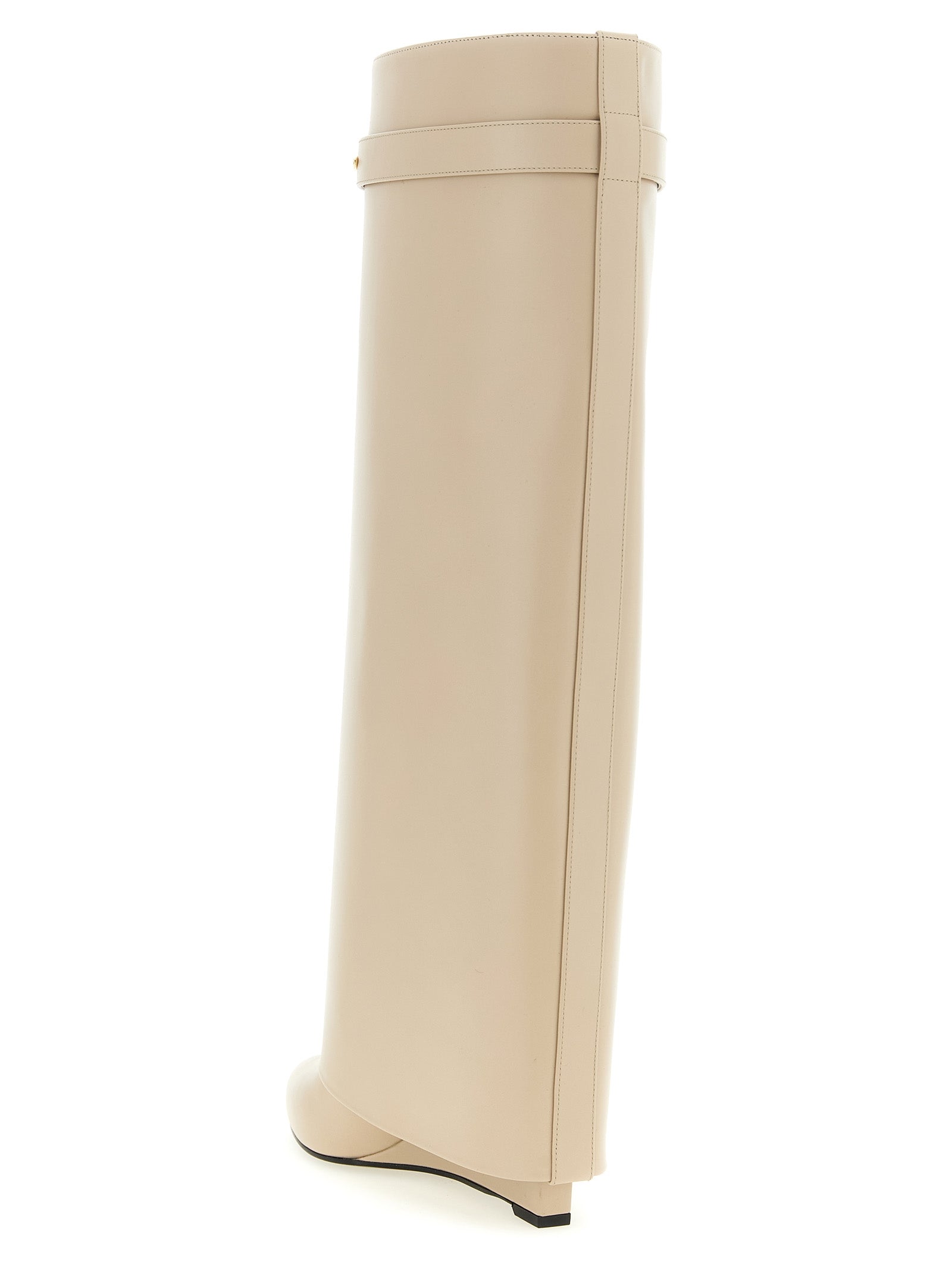 Givenchy Beige Kalbsleder Overknee-Stiefel