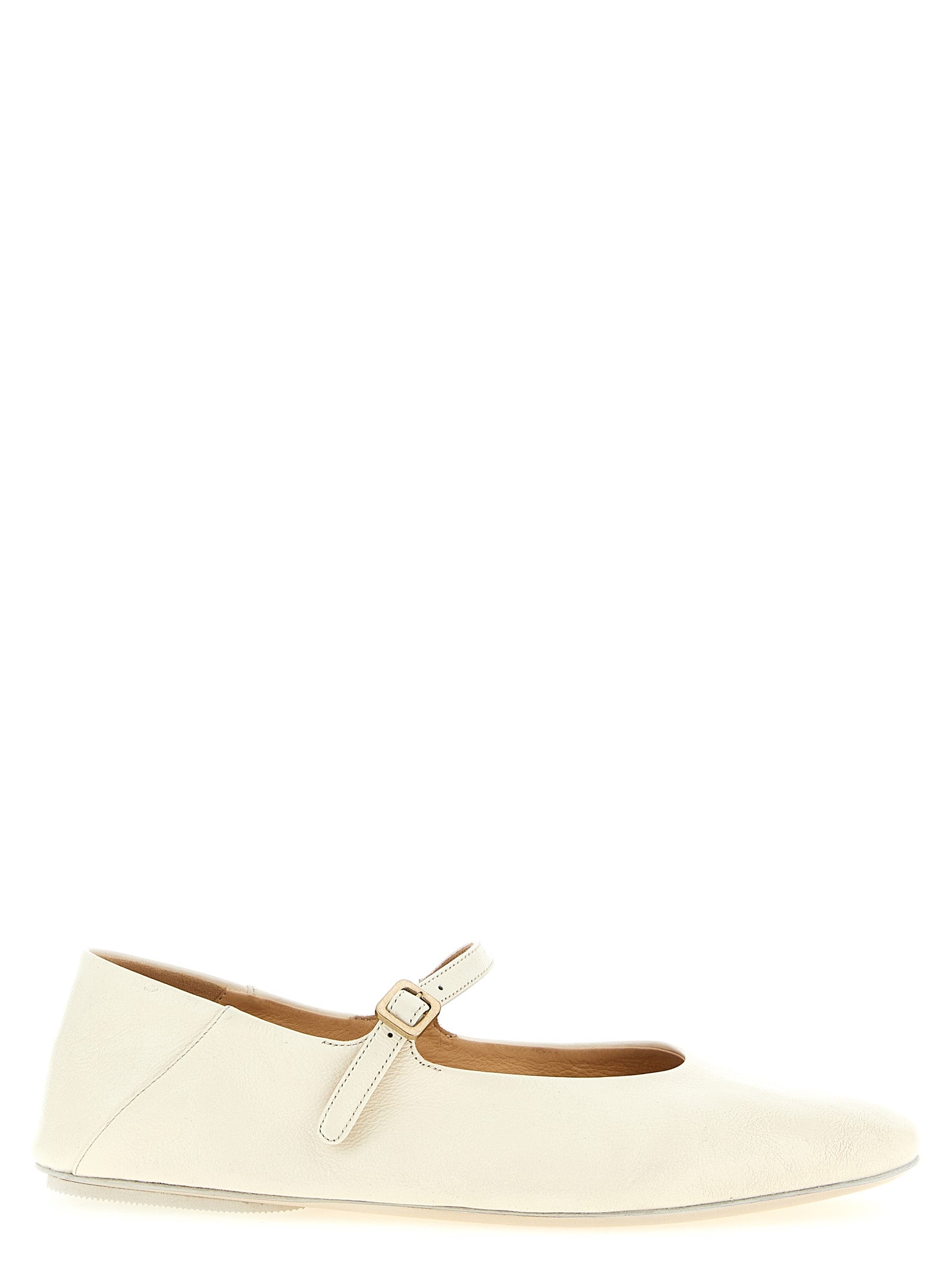 Marsell Beige Kalbsleder Ballerinas