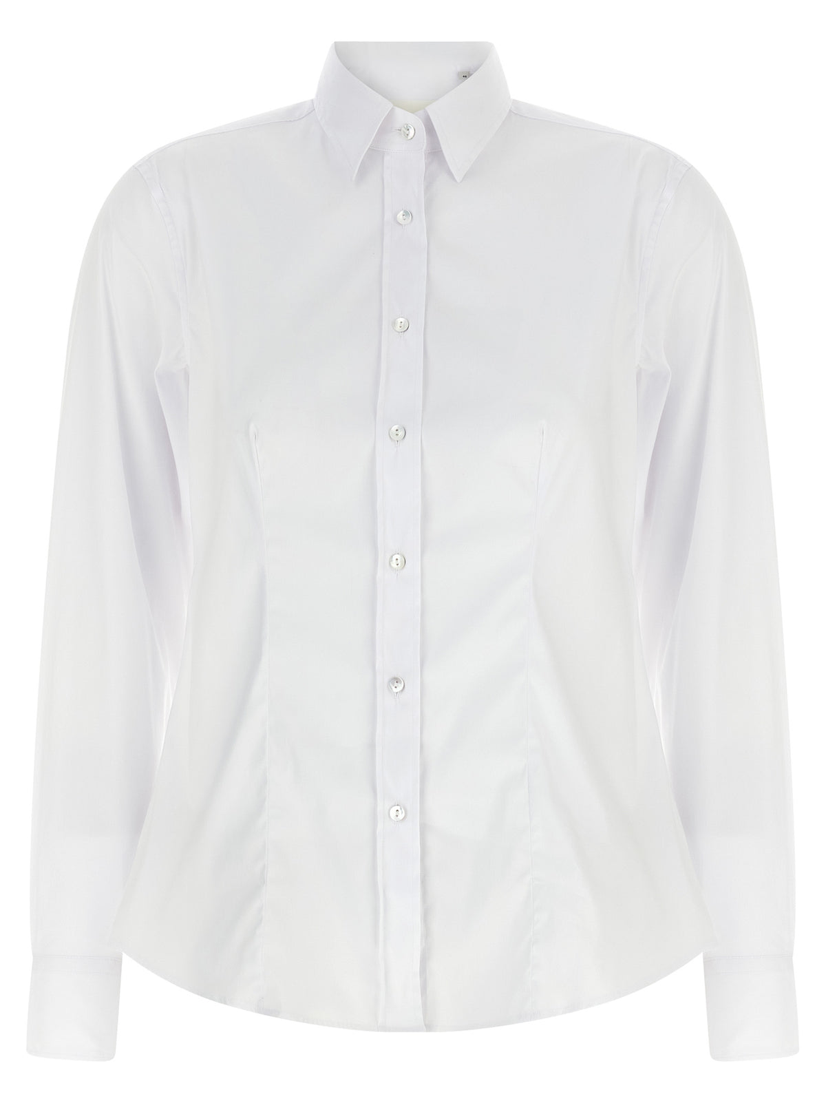 XACUS Weiße Baumwollbluse