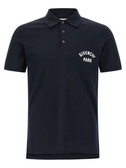 Givenchy Blaues Baumwoll-Polohemd