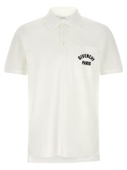 Givenchy Weißes Poloshirt aus Baumwolle